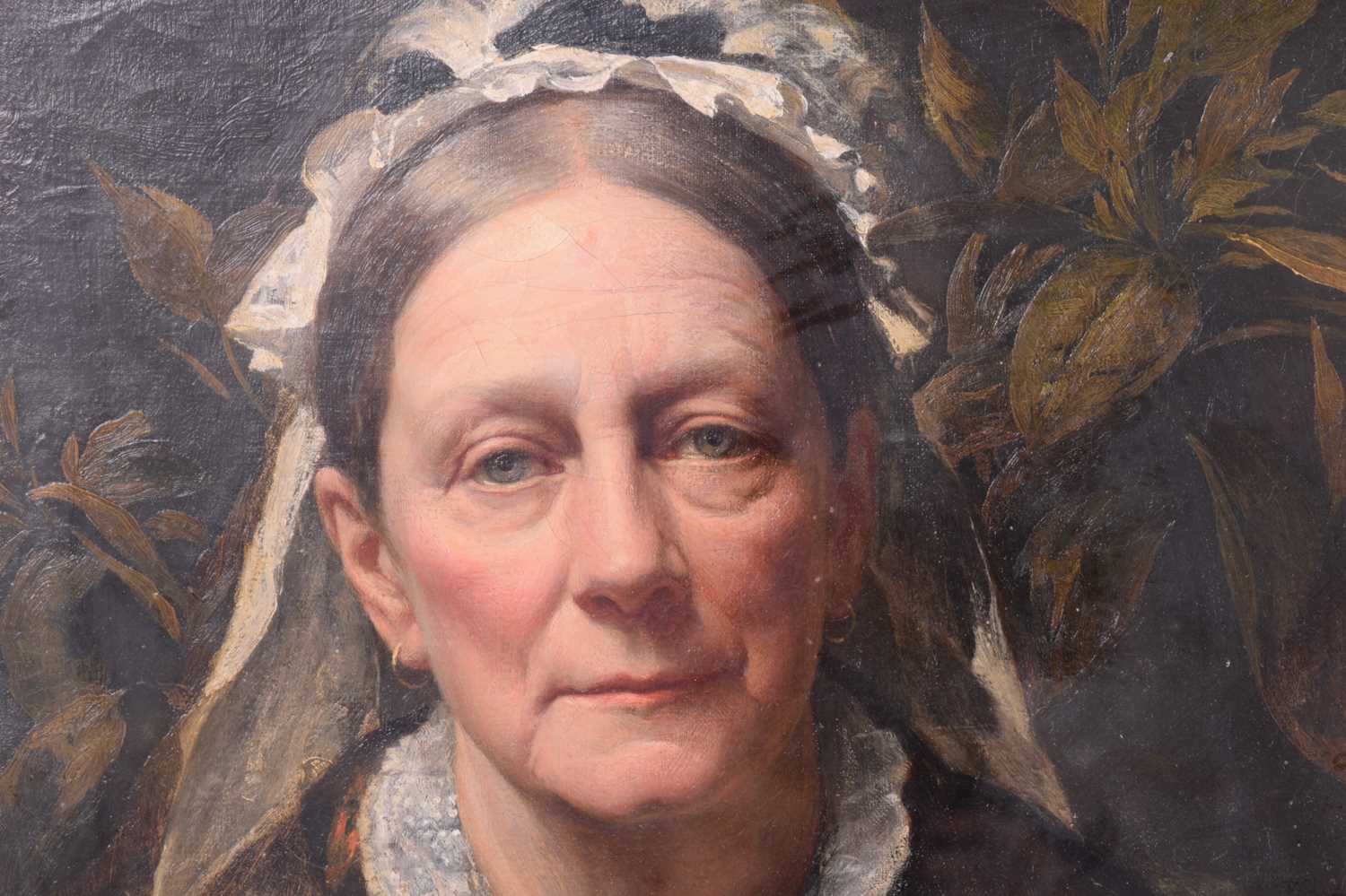 Frederick George Cotman RI. ROI. (British, 1850-1920), 'The Artist's Mother - Maria Cotman NEE - Image 3 of 8