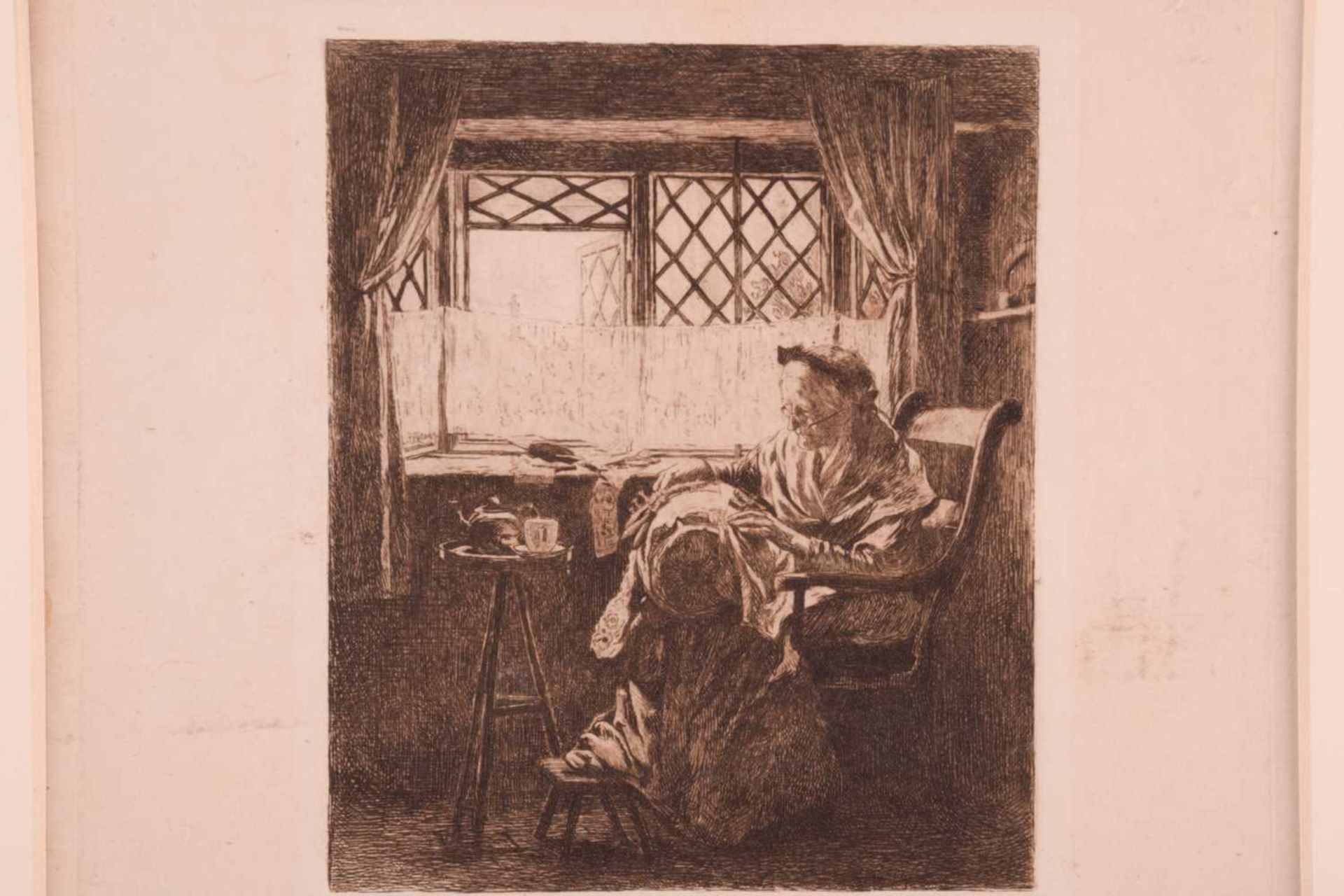Frederick George Cotman (1850 - 1920), 'Portrait of Mrs Henry Cotman (nee Maria Taylor)', mother - Image 11 of 16