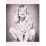 Brian Aris (Contemporary), 'Blondie', signed Artists Proof, also signed and dated 2012 version,