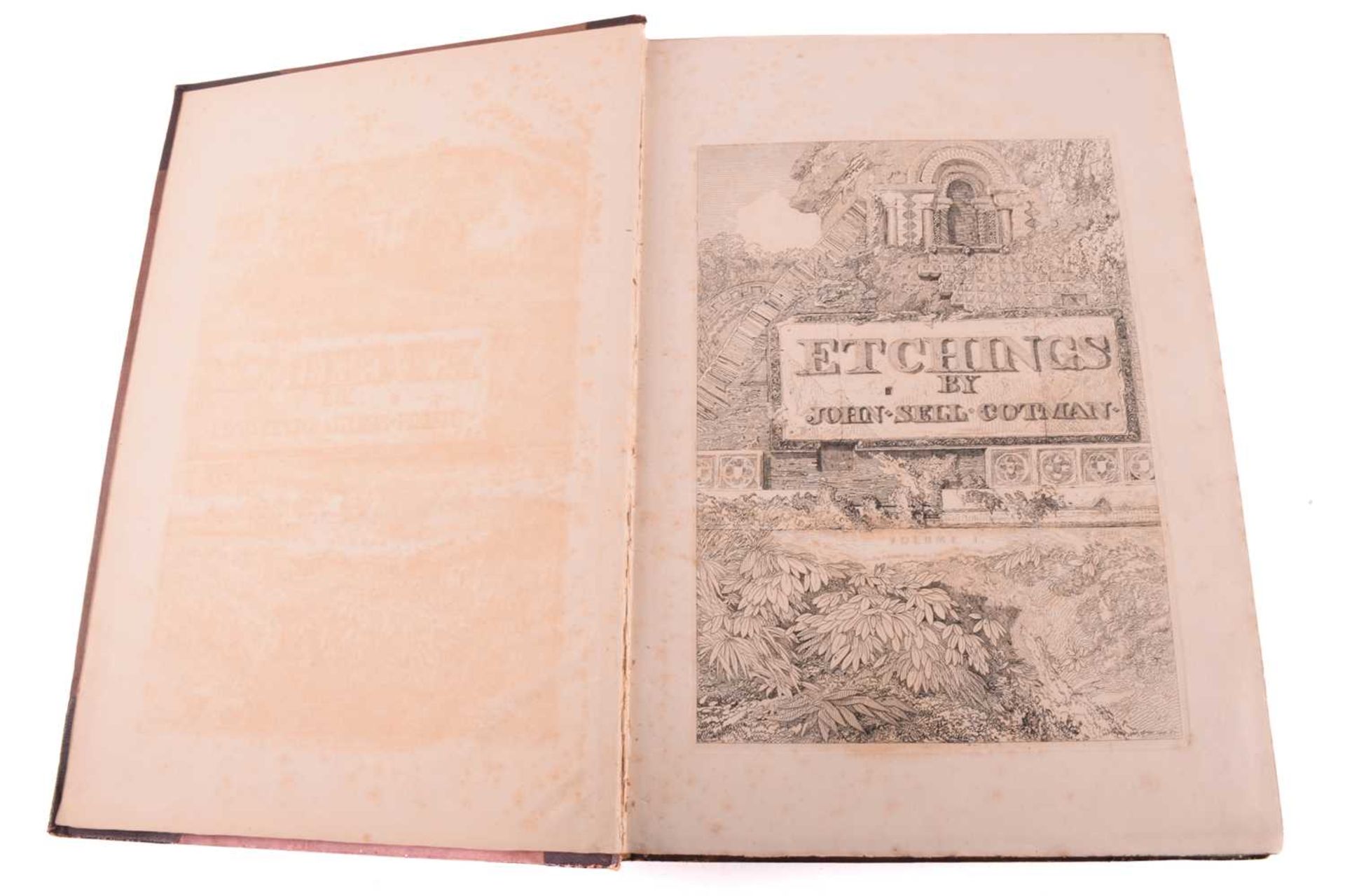 Cotman's Architectural Etchings, Volume I containing first and second series, Volume II containing - Image 16 of 20