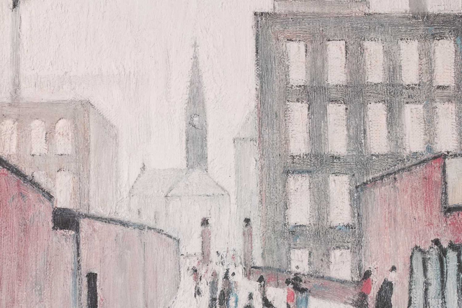 Laurence Stephen Lowry RA (1887-1976) British, 'Mrs Swindell's Picture', limited edition print, - Image 6 of 8