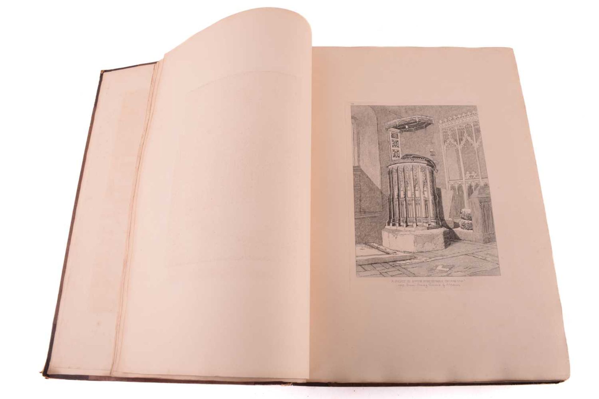Cotman's Architectural Etchings, Volume I containing first and second series, Volume II containing - Image 15 of 20