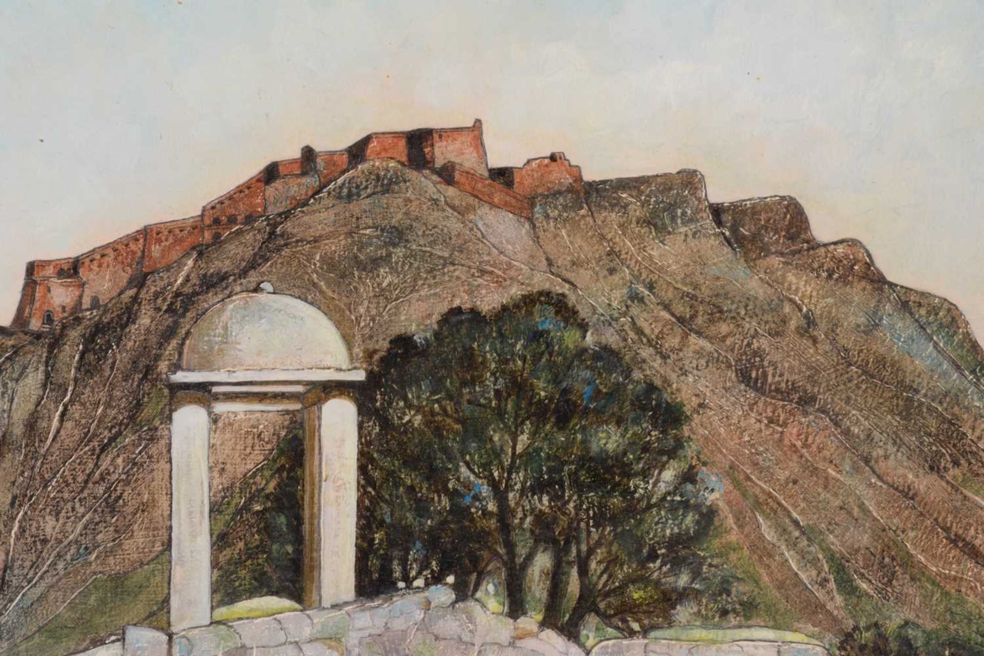 Kenneth Cotman (1904-1994), 'The Island of Rhodes', 'Greek Church', 'Santorini', 'Castle in Spain' - Image 36 of 37
