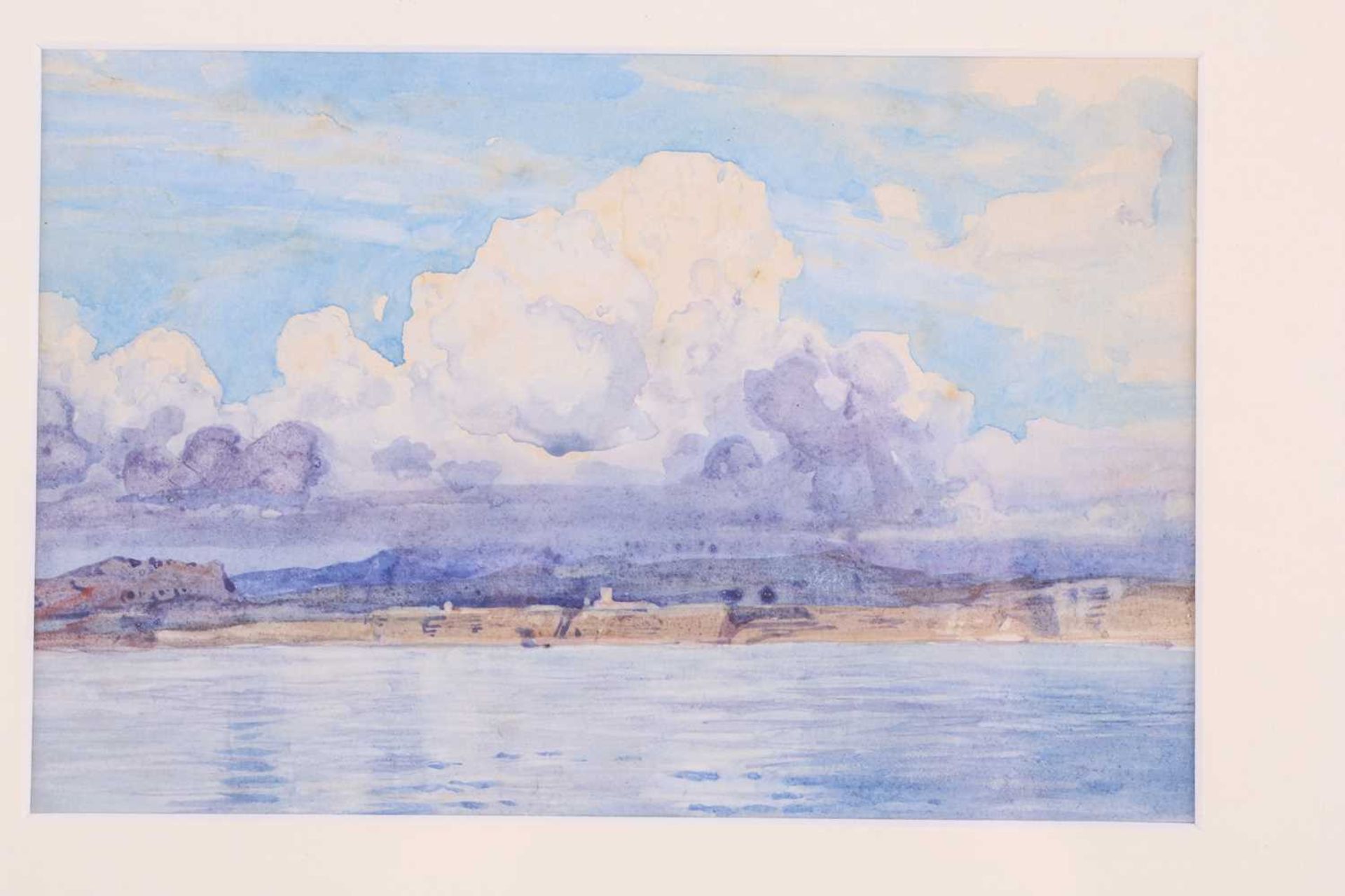 Frederick George Cotman RI. ROI. (British, 1850-1920), 'Monte Pelligrino, Palermo', signed and dated - Image 3 of 12
