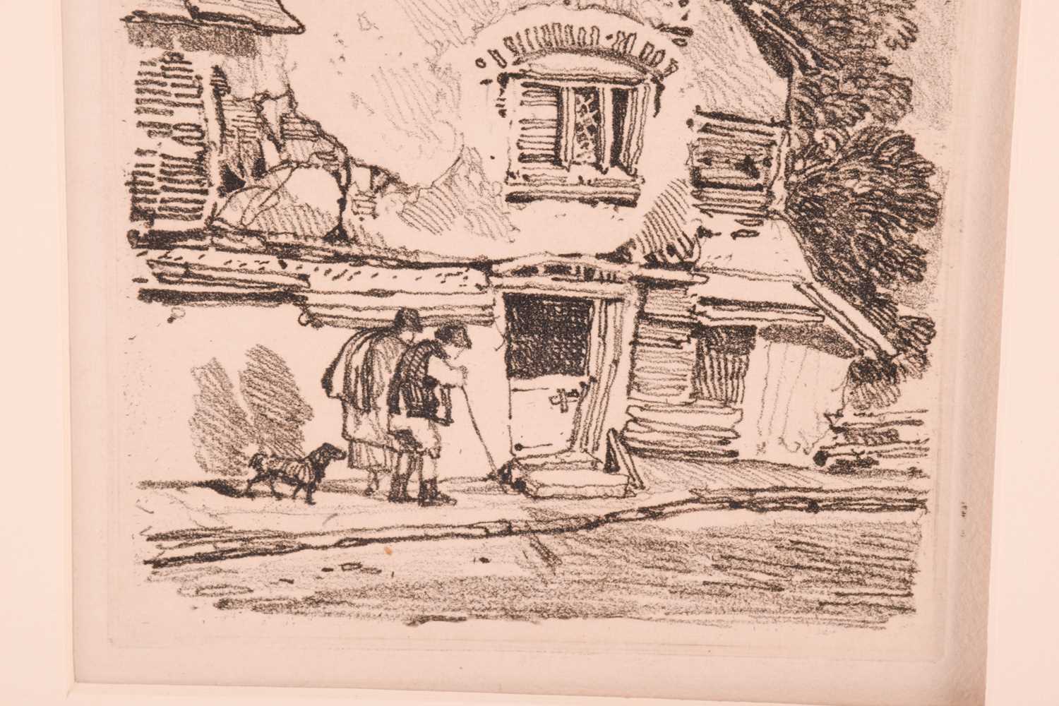 John Sell Cotman (1782 - 1842), five etchings, 'Fecamp', 20.5cm x 27.7cm , Popham 349; 'An Eastern - Image 7 of 26