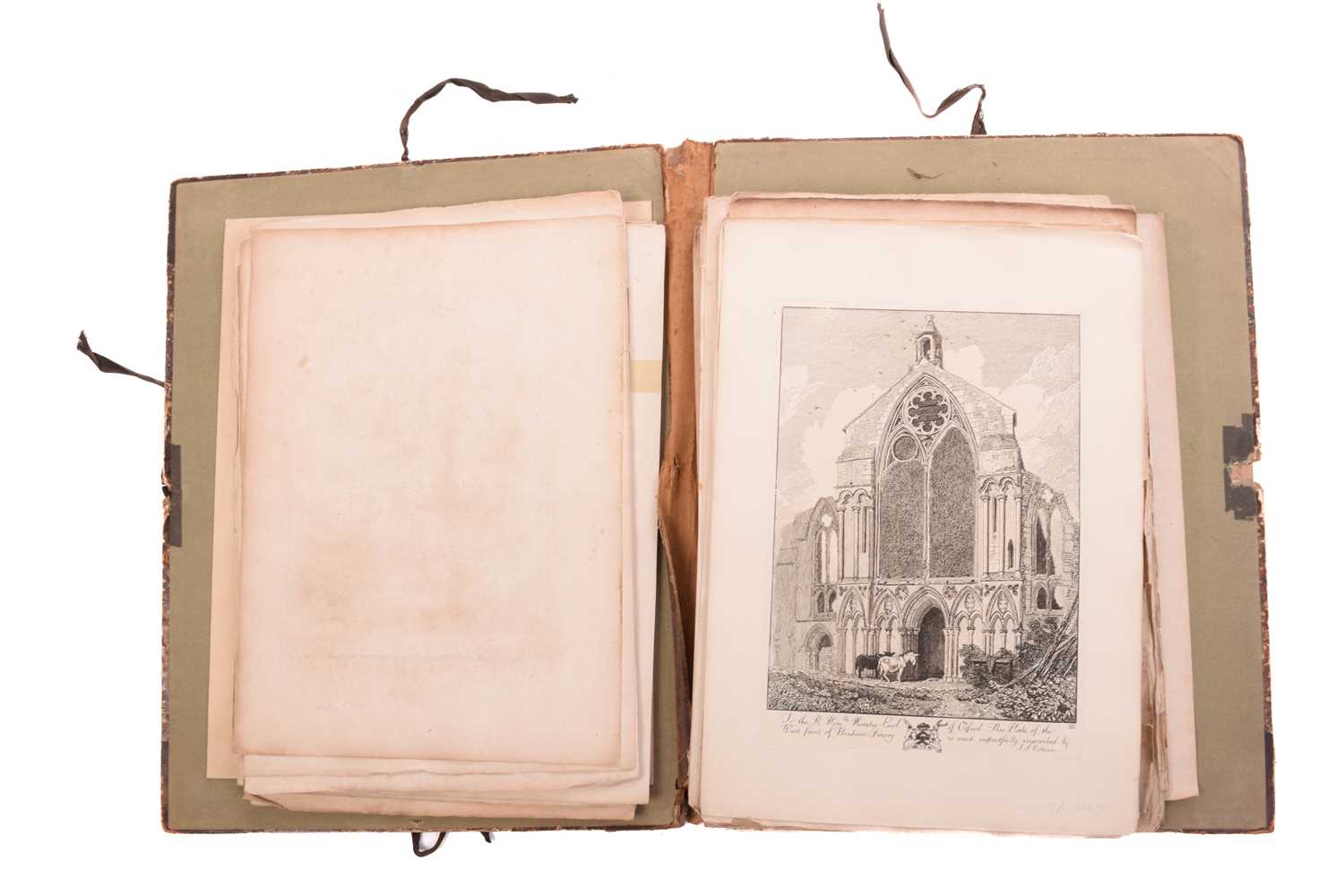 John Sell Cotman (1782-1842), a portfolio containing a large loose collection of ancient - Image 10 of 12