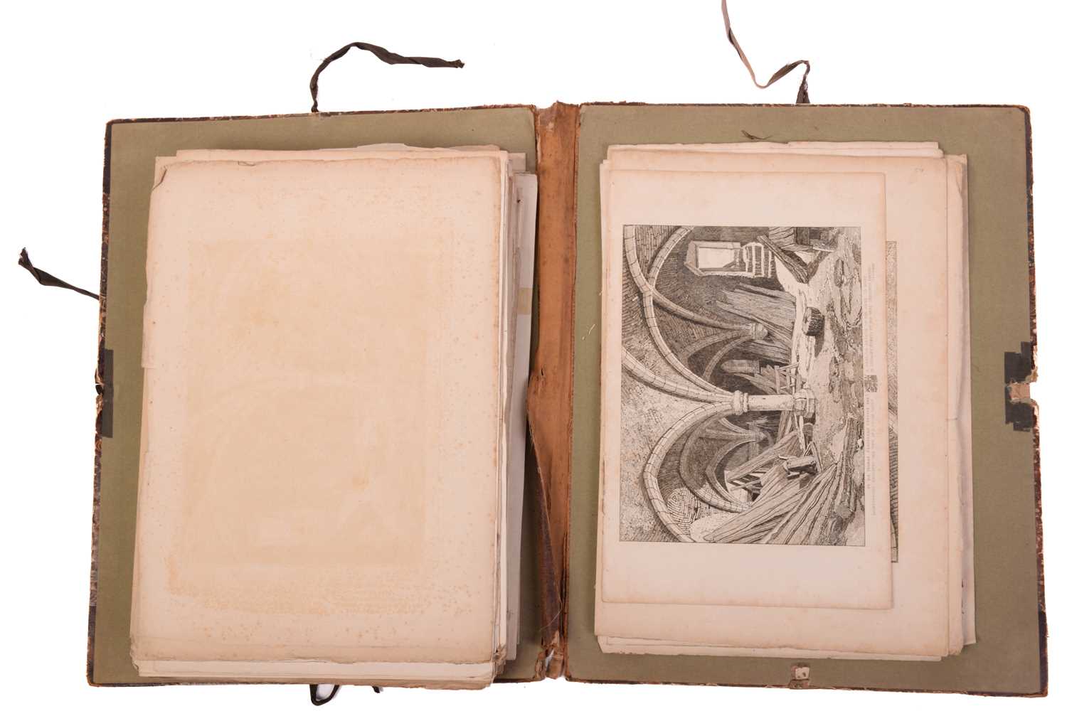 John Sell Cotman (1782-1842), a portfolio containing a large loose collection of ancient - Image 8 of 12