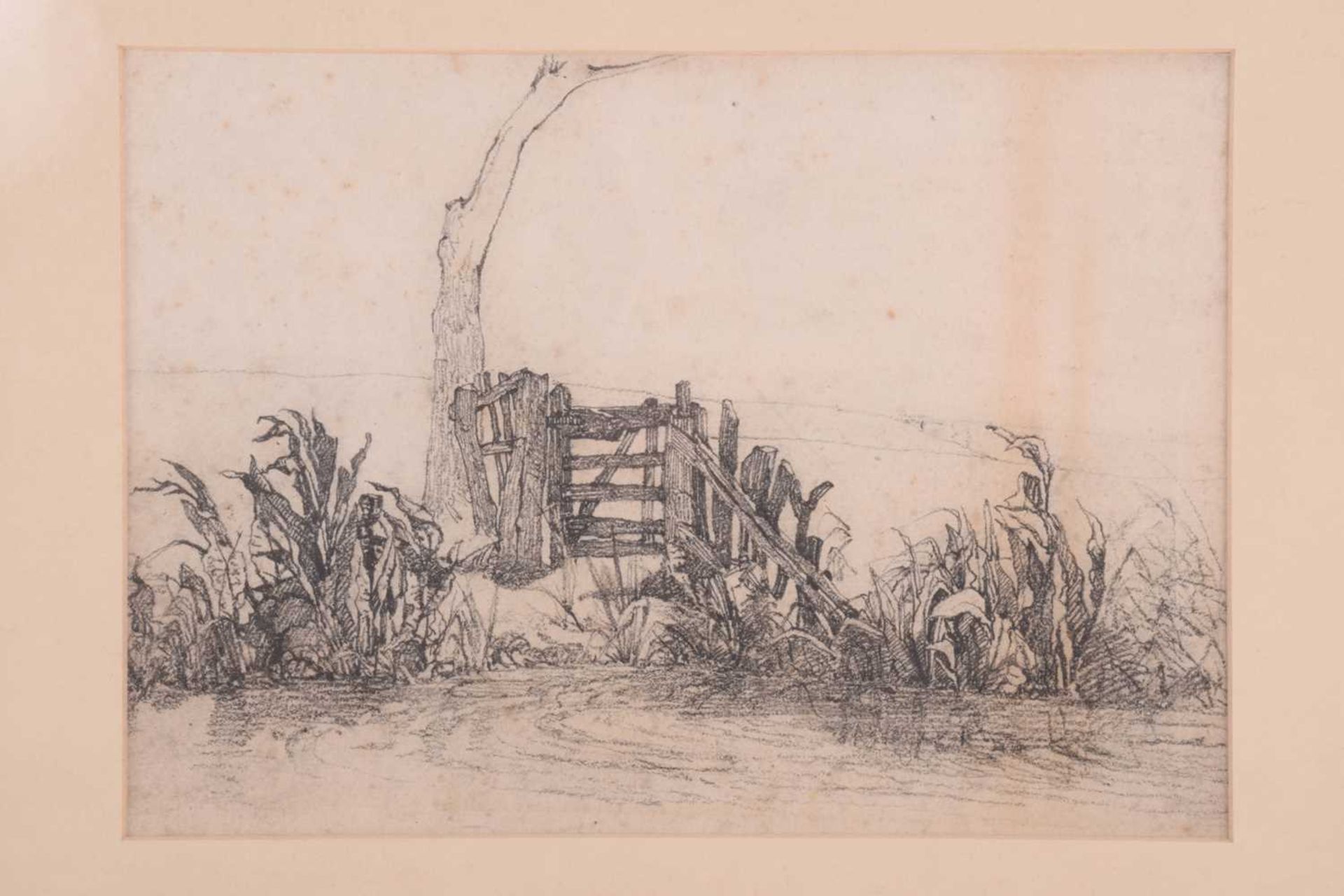 John Joseph Cotman (British, 1814-1878), three pencil sketches, 'Looking towards Norwich, Seated - Image 3 of 16