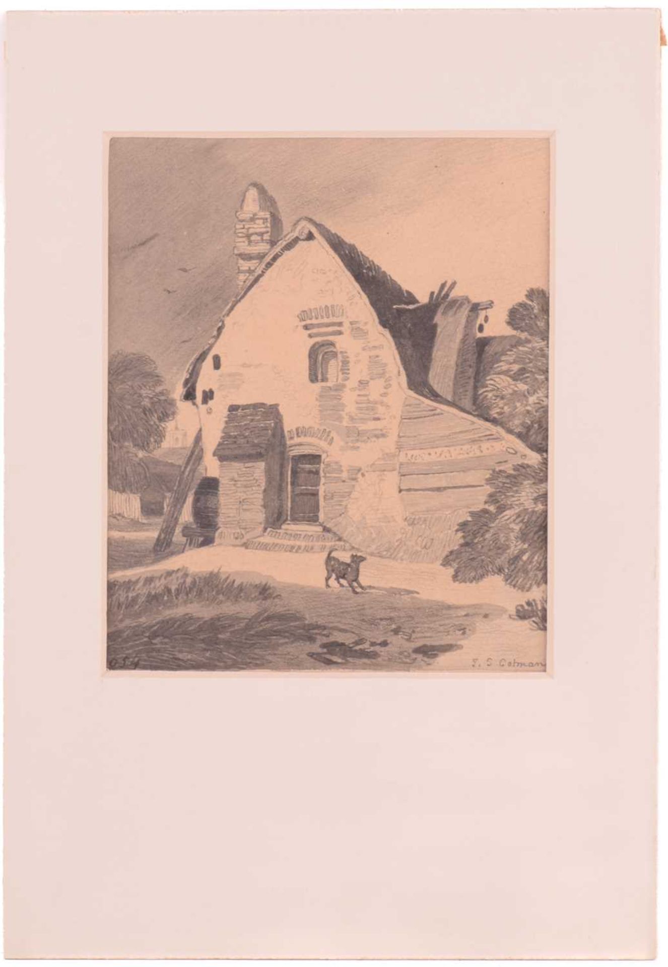 After John Sell Cotman (1782 - 1842), 'Rural Cottage', bearing signature and numbered 654 lower - Image 10 of 20