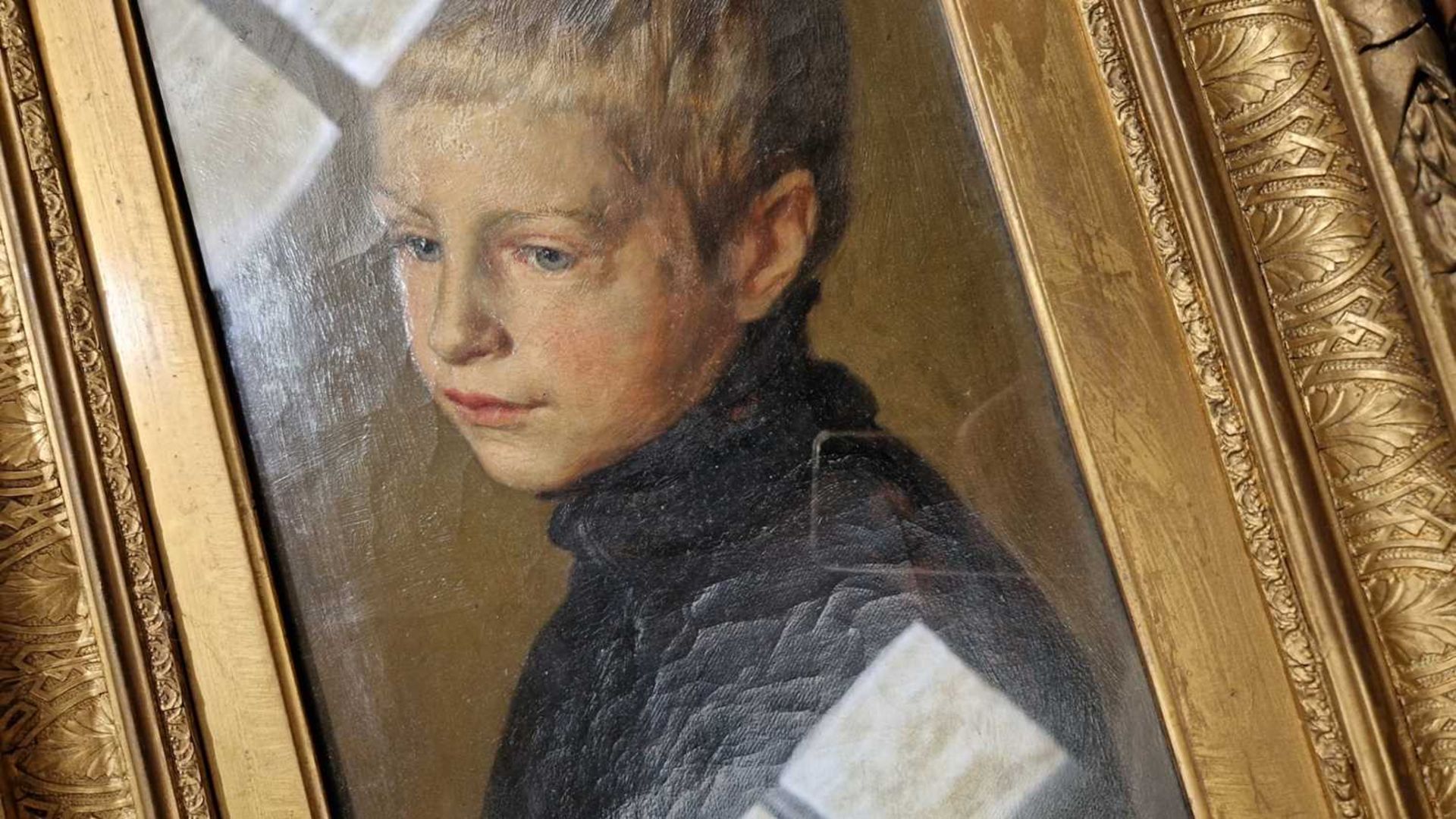 Frederick George Cotman (British, 1850-1920), 'Portrait of Henry William Cotman (1876-1938) as a boy - Image 10 of 12
