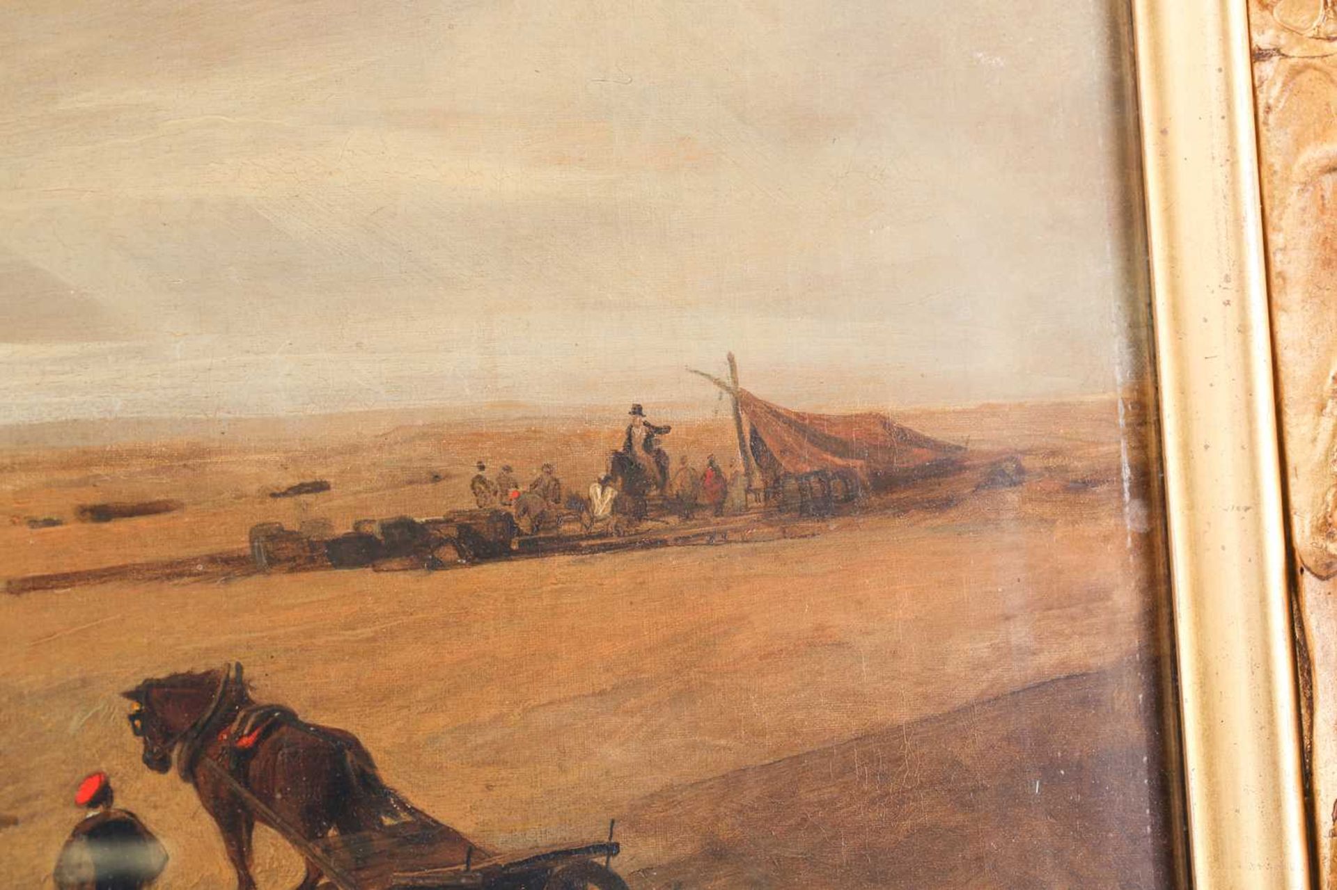 Miles Edmund Cotman (1810 - 1858) 'Wreck on Yarmouth Beach', oil on canvas, applied and typed - Image 22 of 26