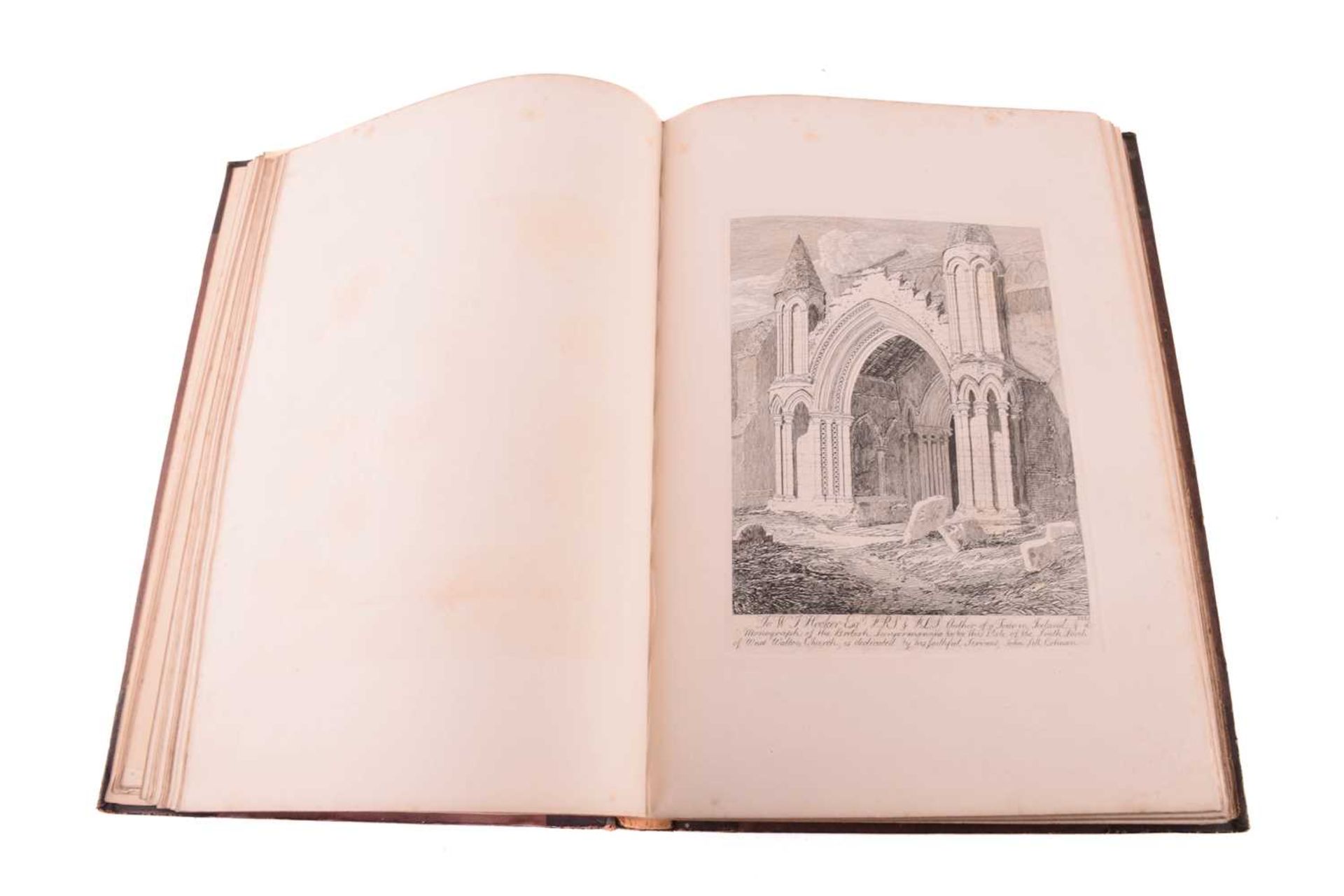 Cotman's Architectural Etchings, Volume I containing first and second series, Volume II containing - Image 3 of 20