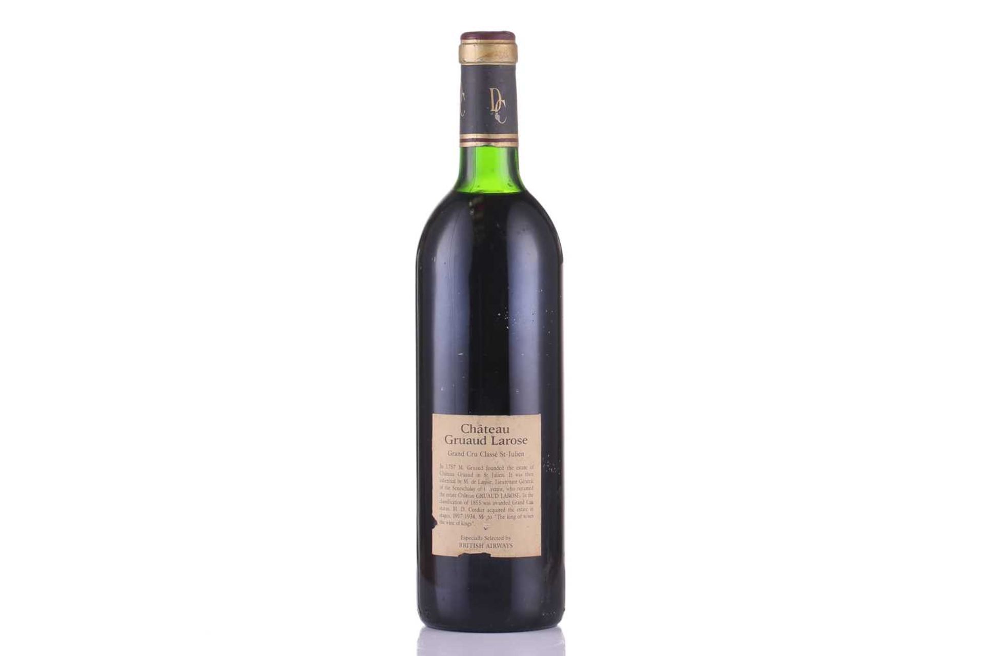 A bottle of 1986 Chateau Gruaud Larose, together with a 1990 Chateau Lascombes and a 1988 Margaux, - Image 4 of 7