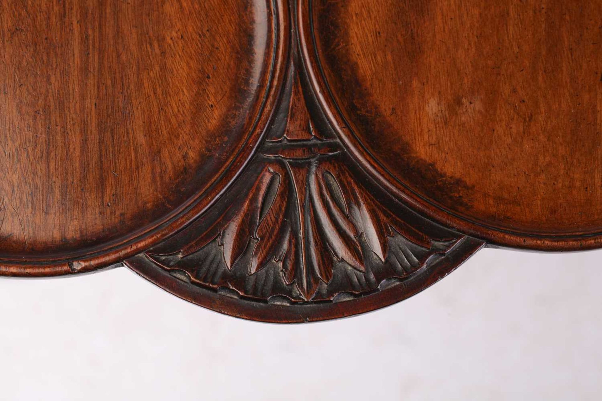 A George III style mahogany revolving supper table, 20th century (but a faithful copy), the circular - Image 6 of 10