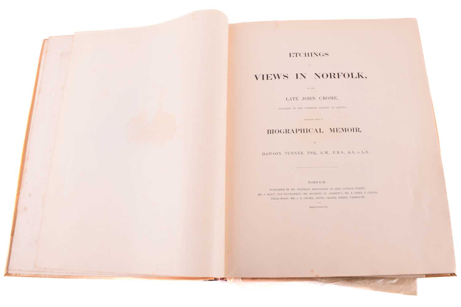 John Crome - Etchings of Views in Norfolk by the late John Crome, Founder of the Norwich Society - Image 10 of 10