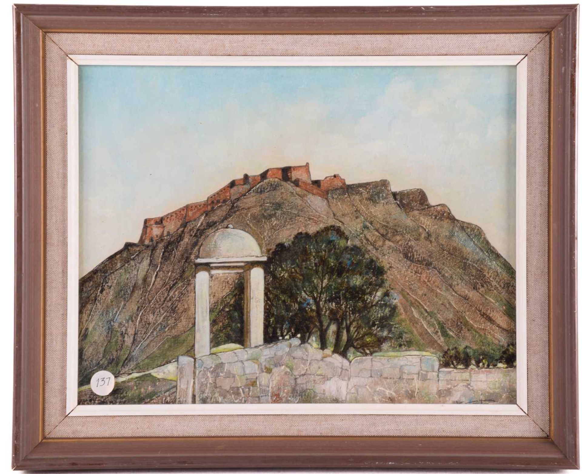 Kenneth Cotman (1904-1994), 'The Island of Rhodes', 'Greek Church', 'Santorini', 'Castle in Spain' - Image 19 of 37
