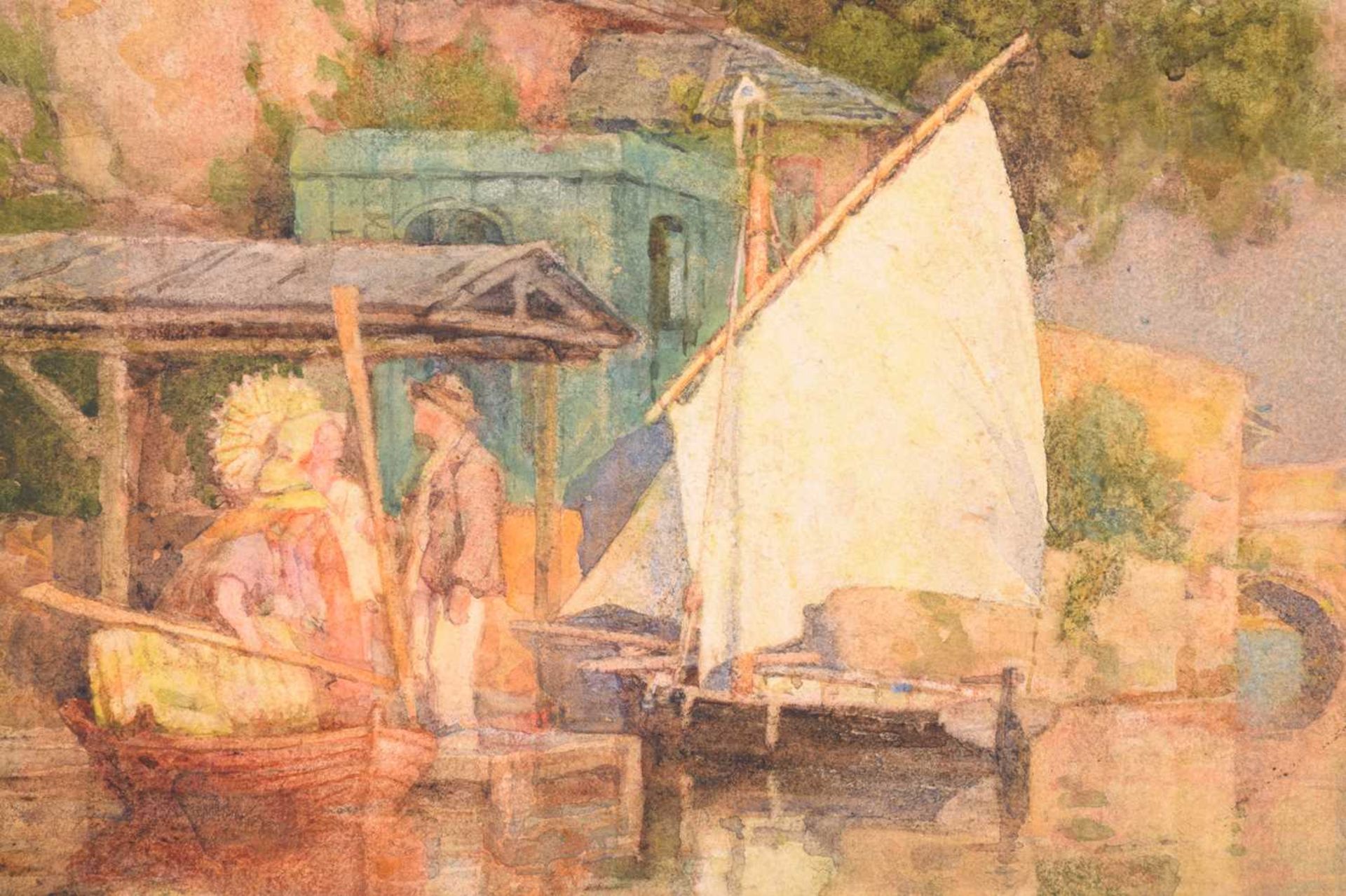 Frederick George Cotman RI. ROI. (British, 1850-1920), 'The River at St. Ives', signed and dated - Image 5 of 11