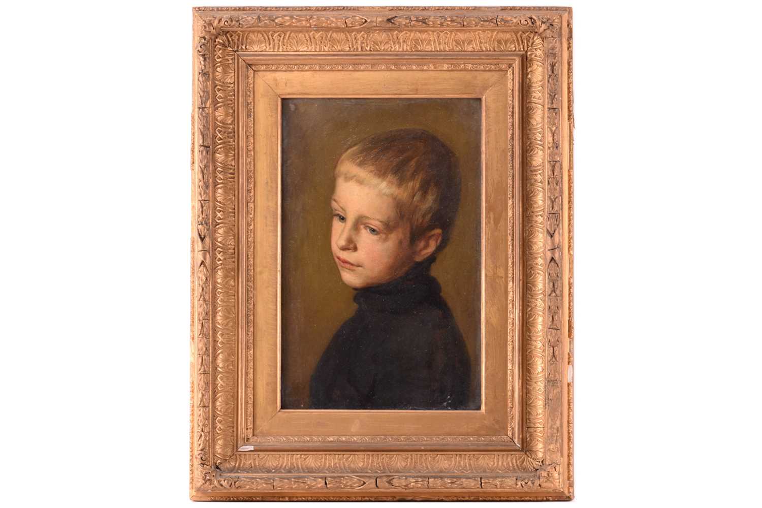 Frederick George Cotman (British, 1850-1920), 'Portrait of Henry William Cotman (1876-1938) as a boy