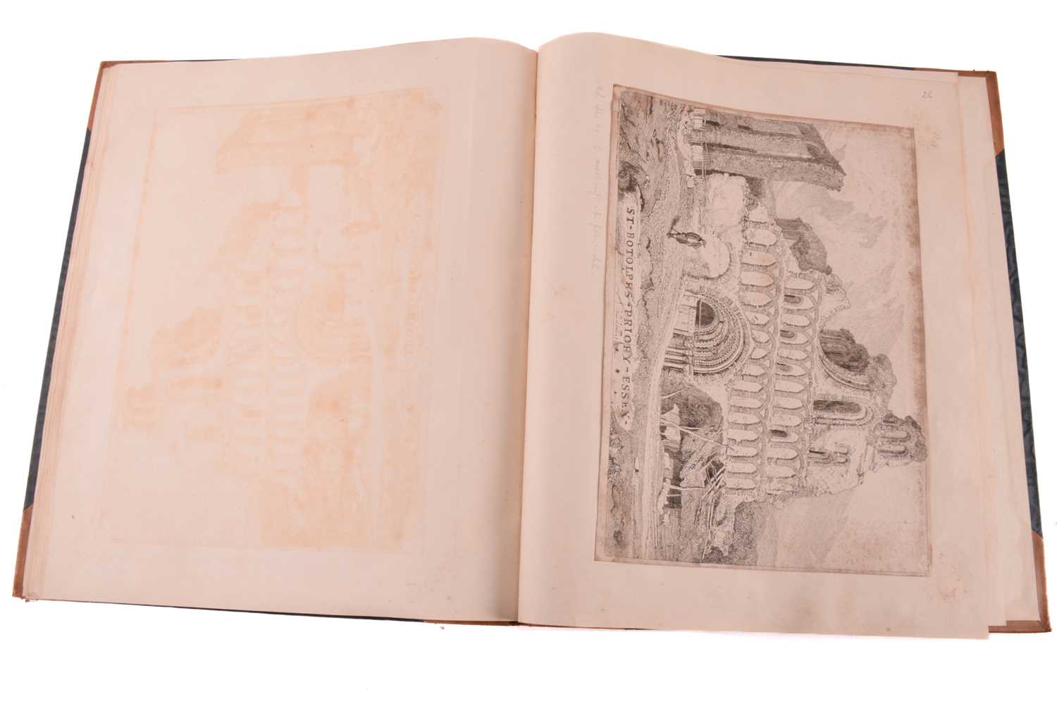 John Sell Cotman Etchings, 1811 edition with descriptive index, later half calf bound & 'Cotman's - Image 5 of 20