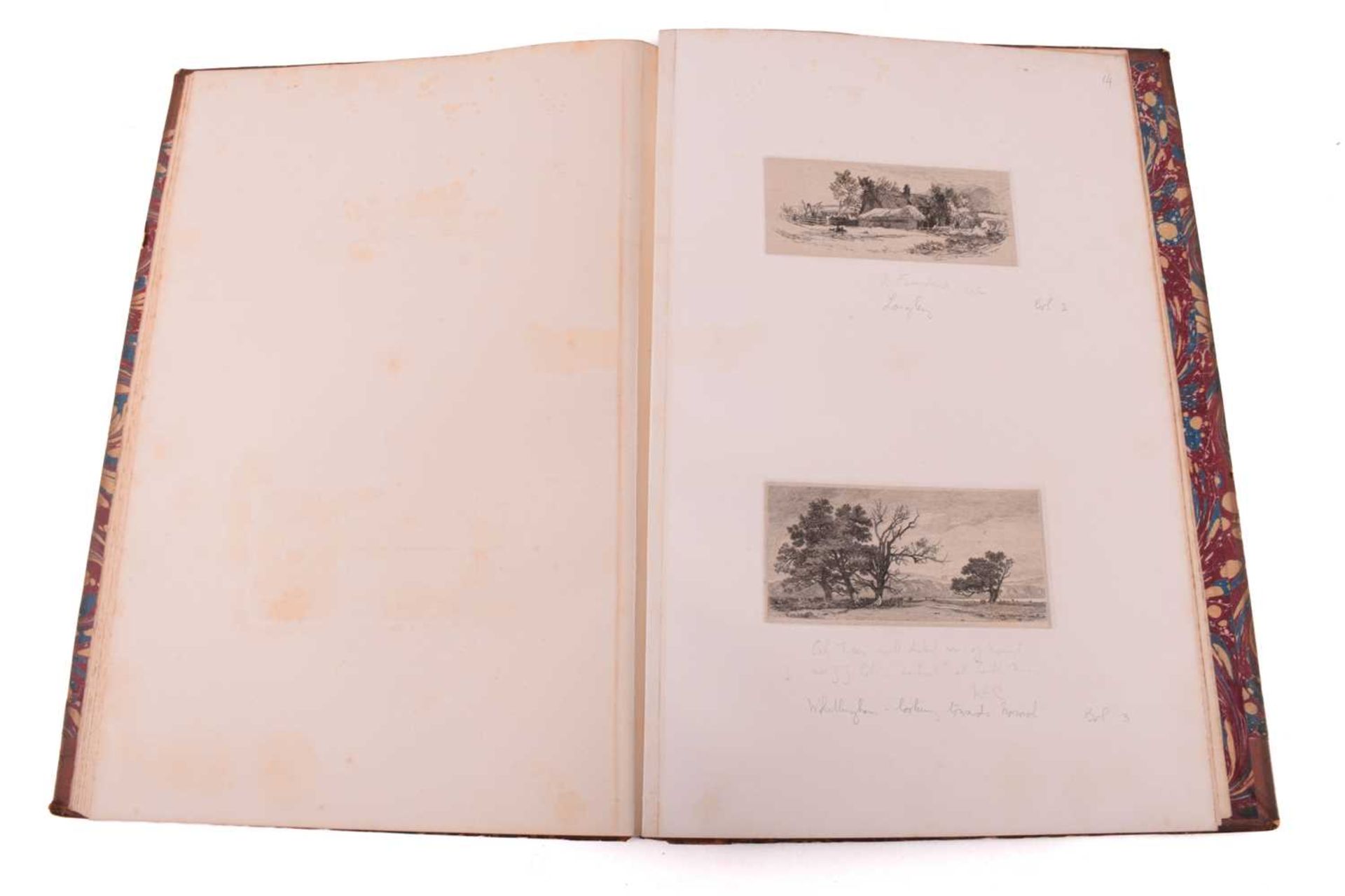 One Volume containing eight orginal etchings by the late John Sell Cotman; also ten etchings by M. - Image 8 of 11