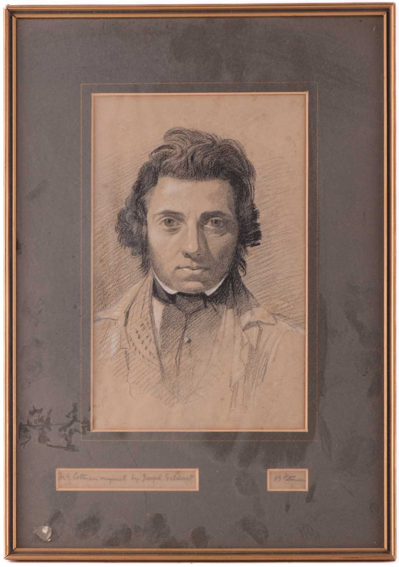 Frederick George Cotman RI. ROI. (British, 1850-1920), 'Portrait of Miles Edmund Cotman After Joseph - Image 2 of 8