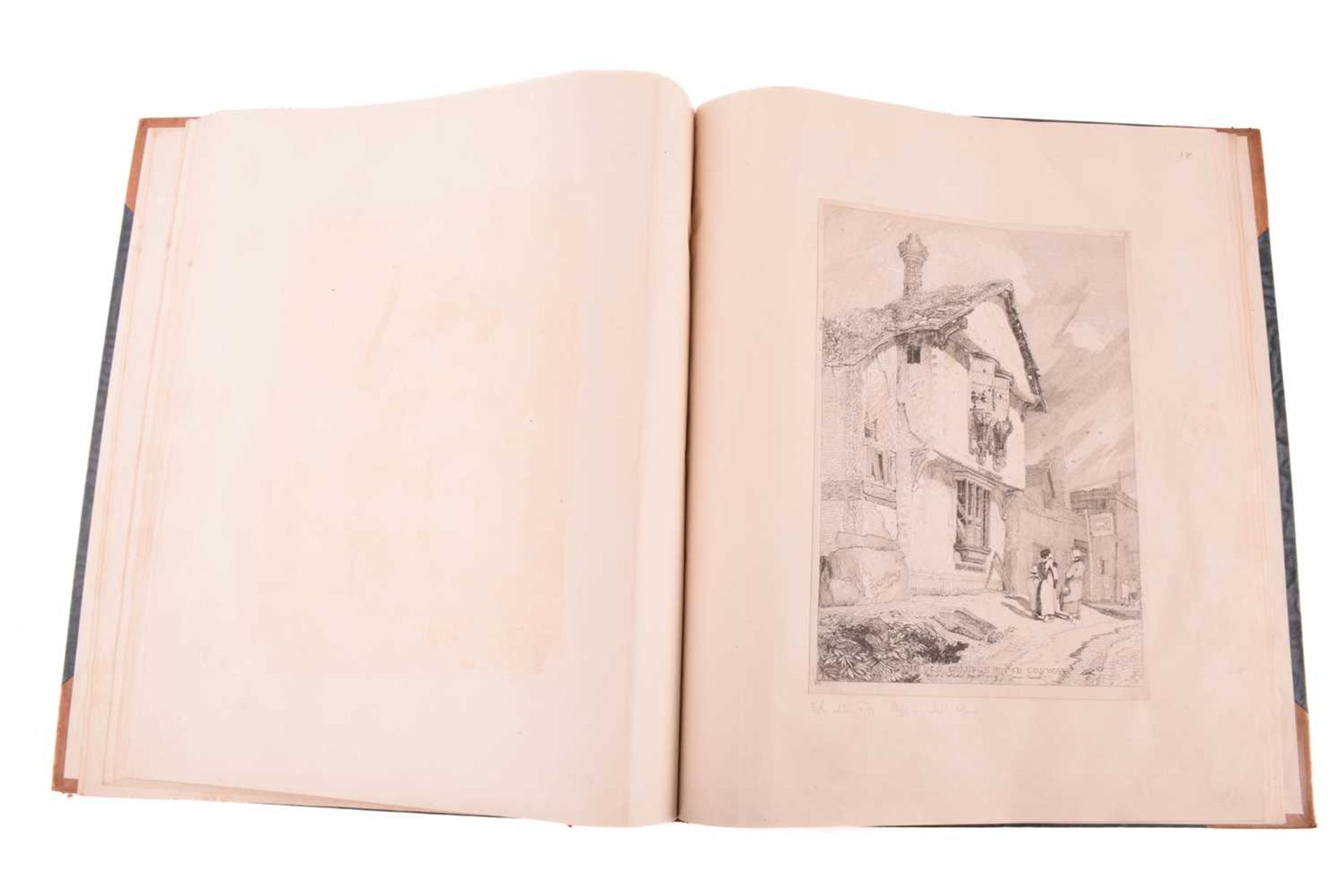 John Sell Cotman Etchings, 1811 edition with descriptive index, later half calf bound & 'Cotman's - Image 2 of 20