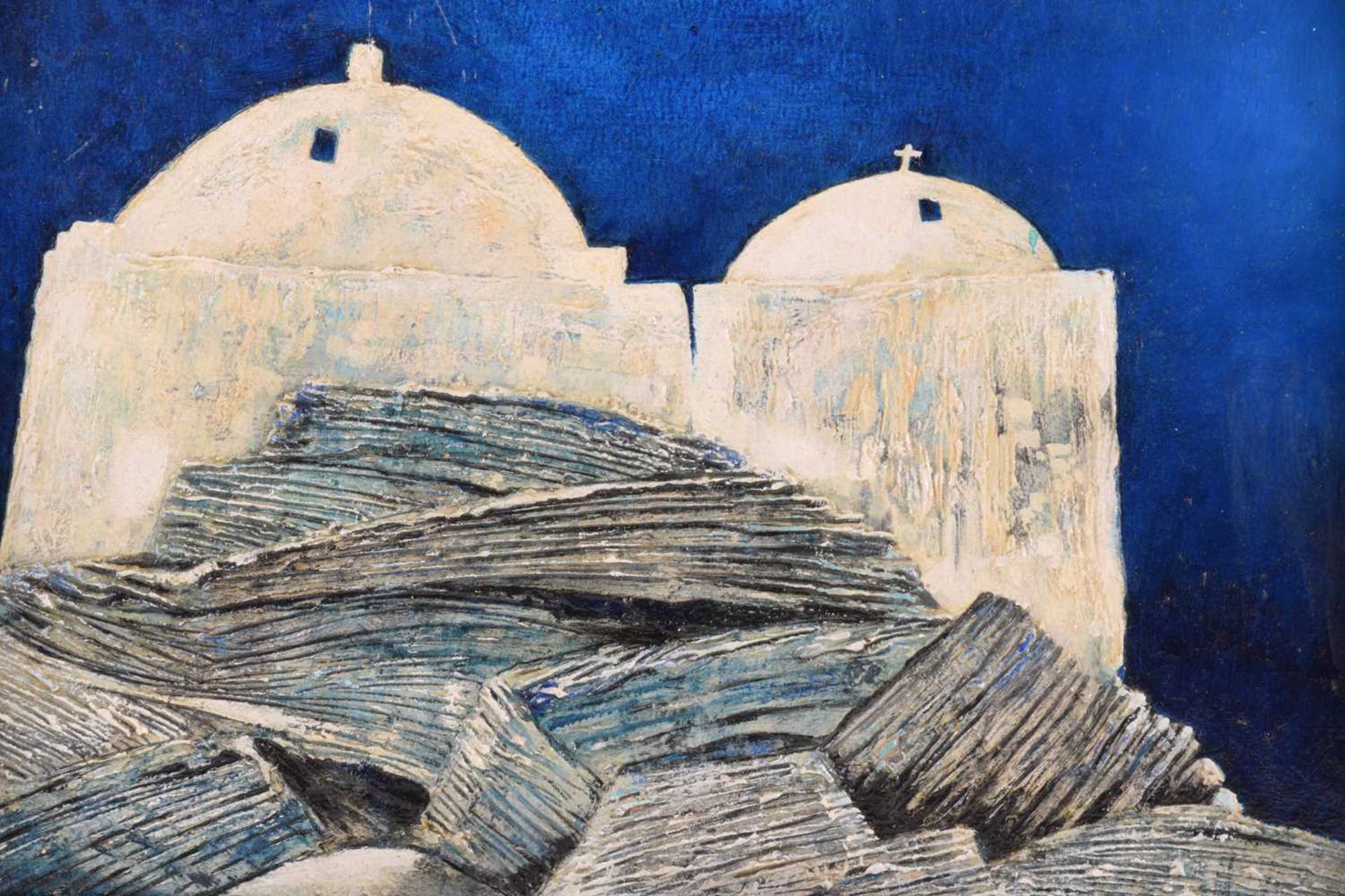 Kenneth Cotman (1904-1994), 'The Island of Rhodes', 'Greek Church', 'Santorini', 'Castle in Spain' - Image 11 of 37