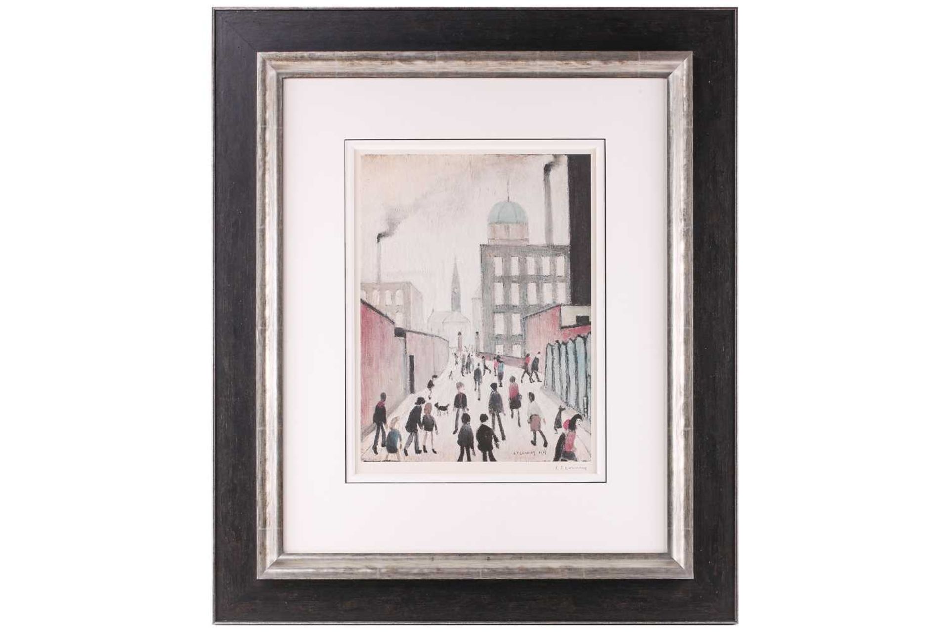 Laurence Stephen Lowry RA (1887-1976) British, 'Mrs Swindell's Picture', limited edition print,