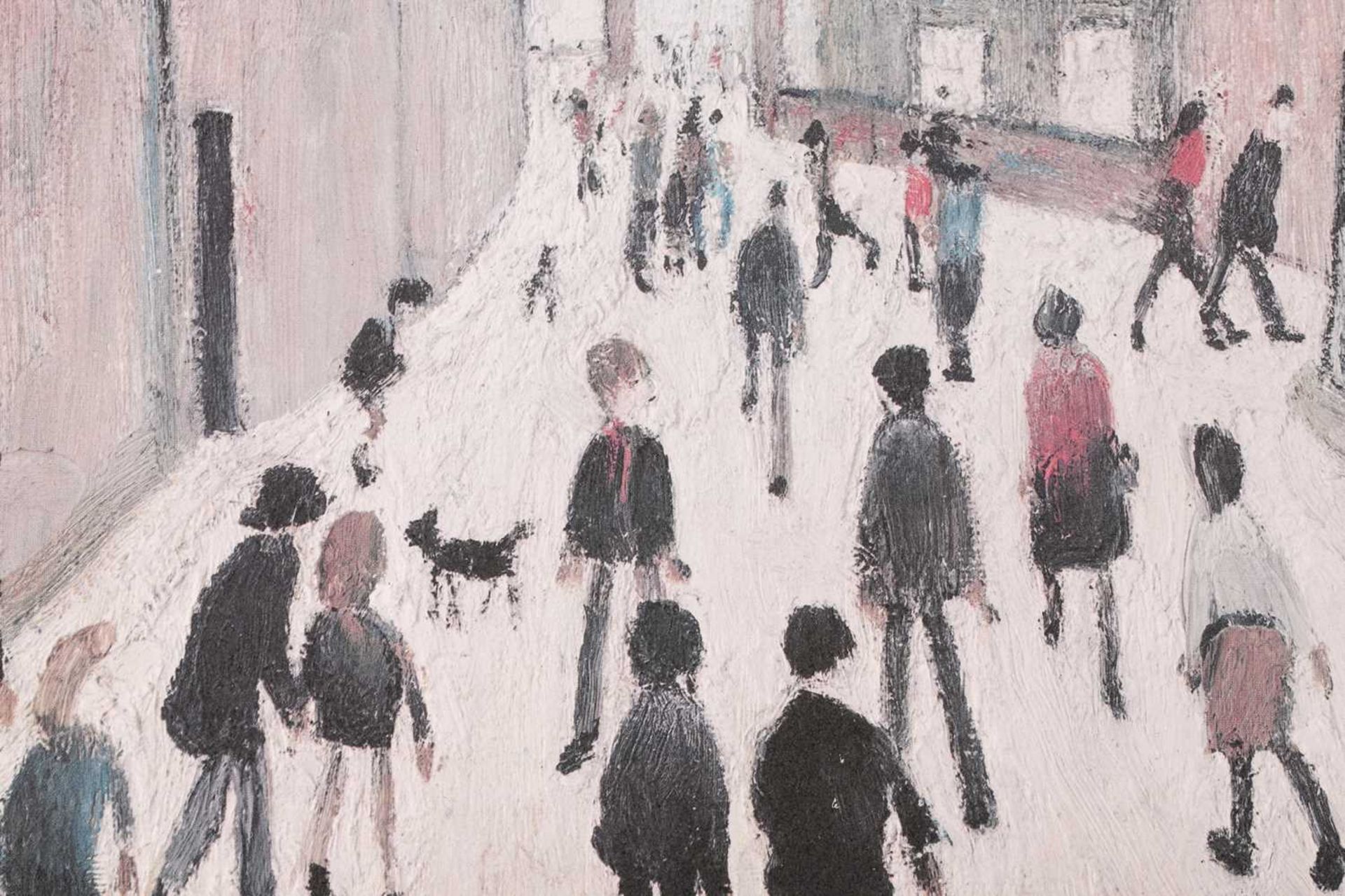 Laurence Stephen Lowry RA (1887-1976) British, 'Mrs Swindell's Picture', limited edition print, - Image 5 of 8