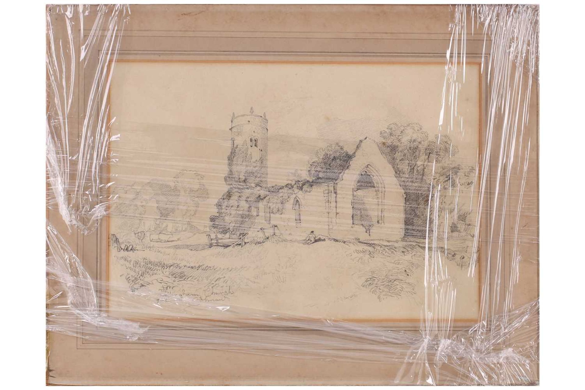 John Sell Cotman (1782 - 1842), 'Whitlingham Church', signed, titled and numbered 103, pencil - Image 2 of 12