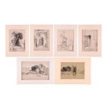 After John Sell Cotman (1782 - 1842) a collection of six lithographs by Miles Edmund Cotman (