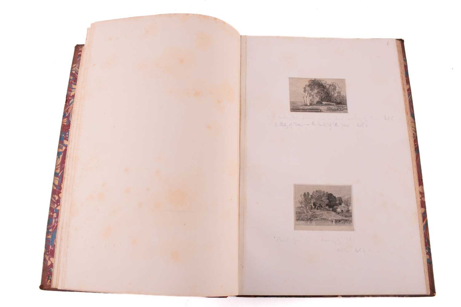 One Volume containing eight orginal etchings by the late John Sell Cotman; also ten etchings by M.