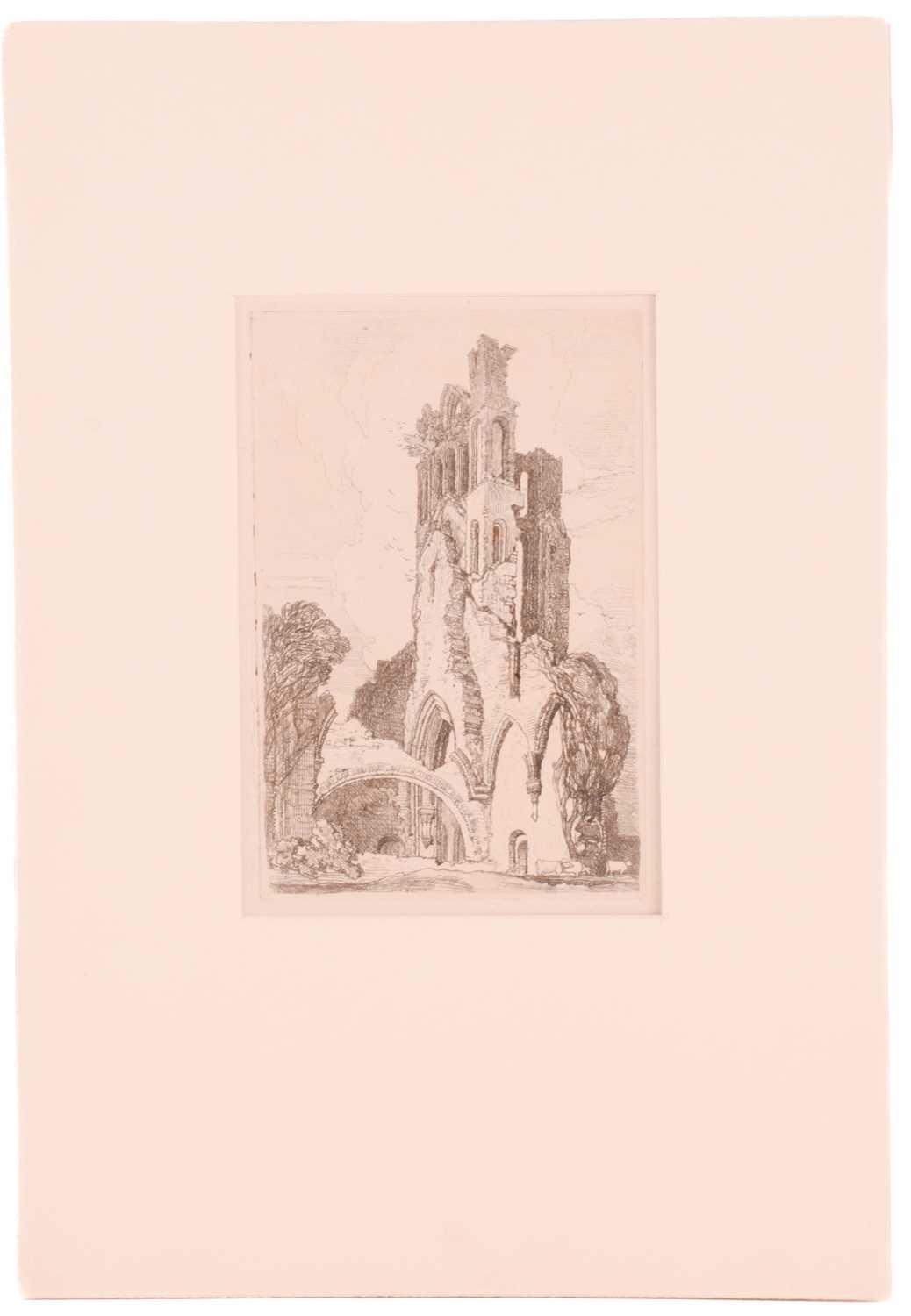 John Sell Cotman (1782 - 1842), five etchings, 'Fecamp', 20.5cm x 27.7cm , Popham 349; 'An Eastern - Image 9 of 26