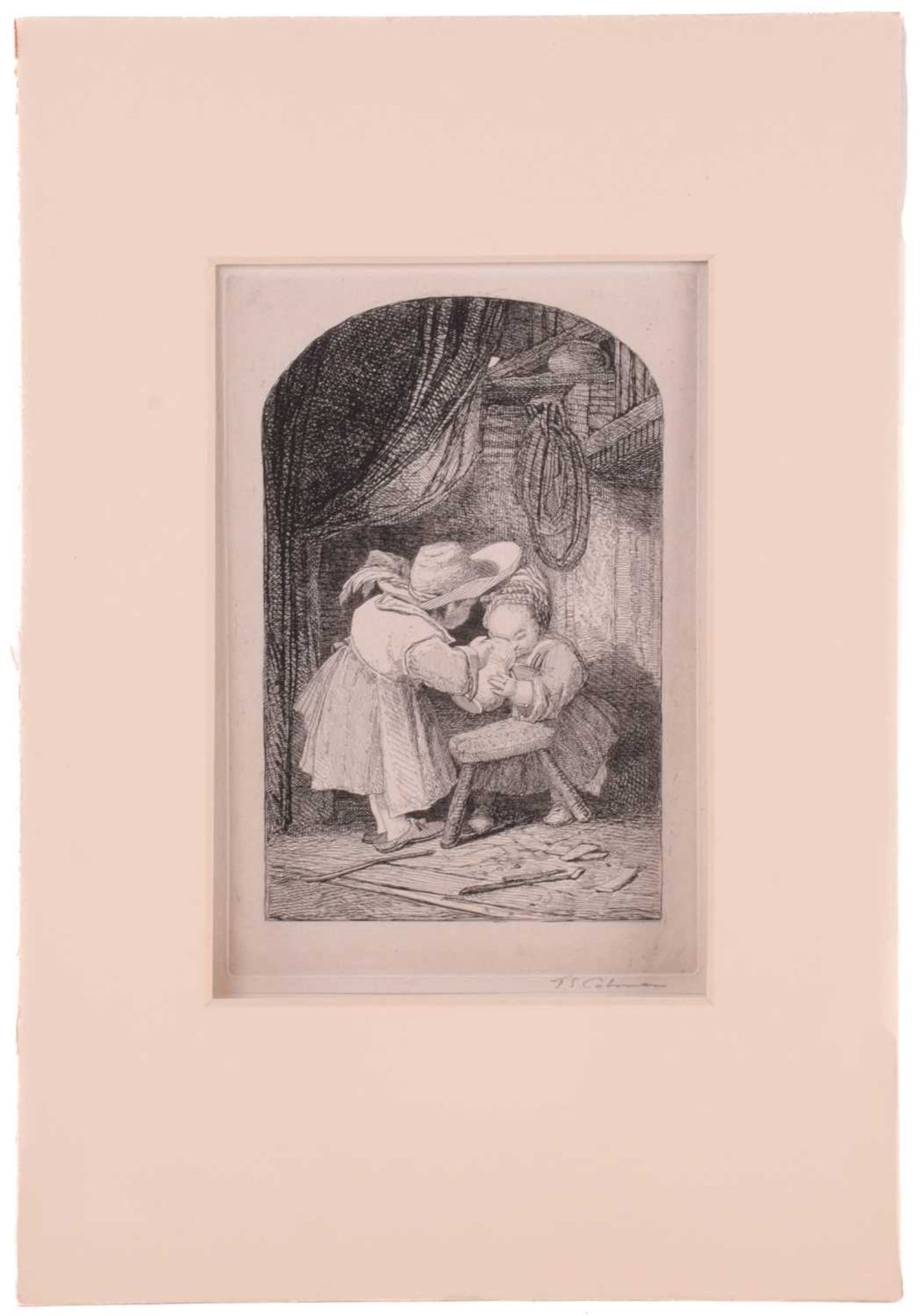 John Sell Cotman (1782 - 1842), four etchings, ' A Woman Drawing Water' 25.5cm x 16.5cm, Popham 346; - Image 9 of 19