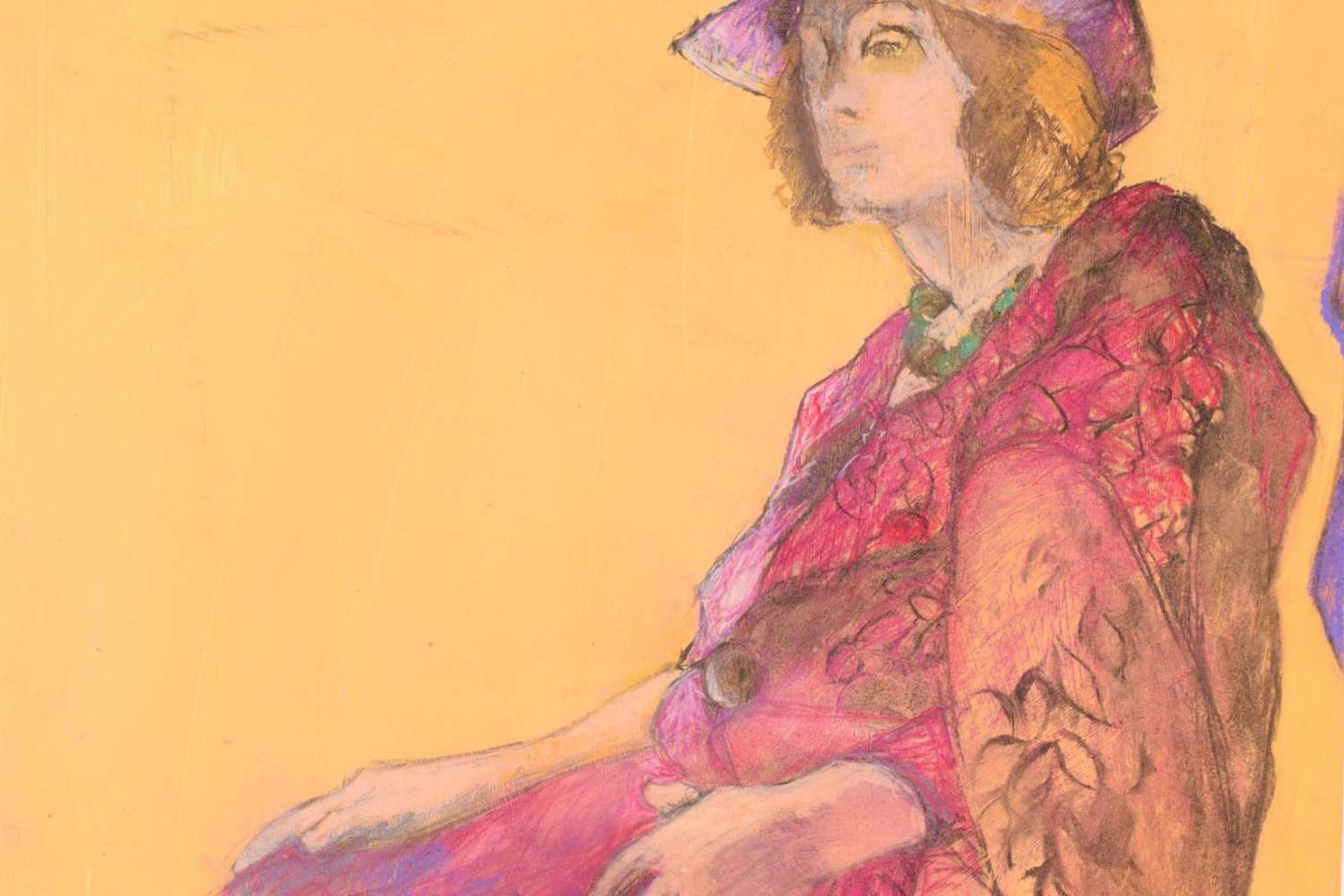 Susan Wiltshire, nee Cotman (1928-2022), four female studies, acrylic, largest 79cm x 54.5cmThe - Image 10 of 20