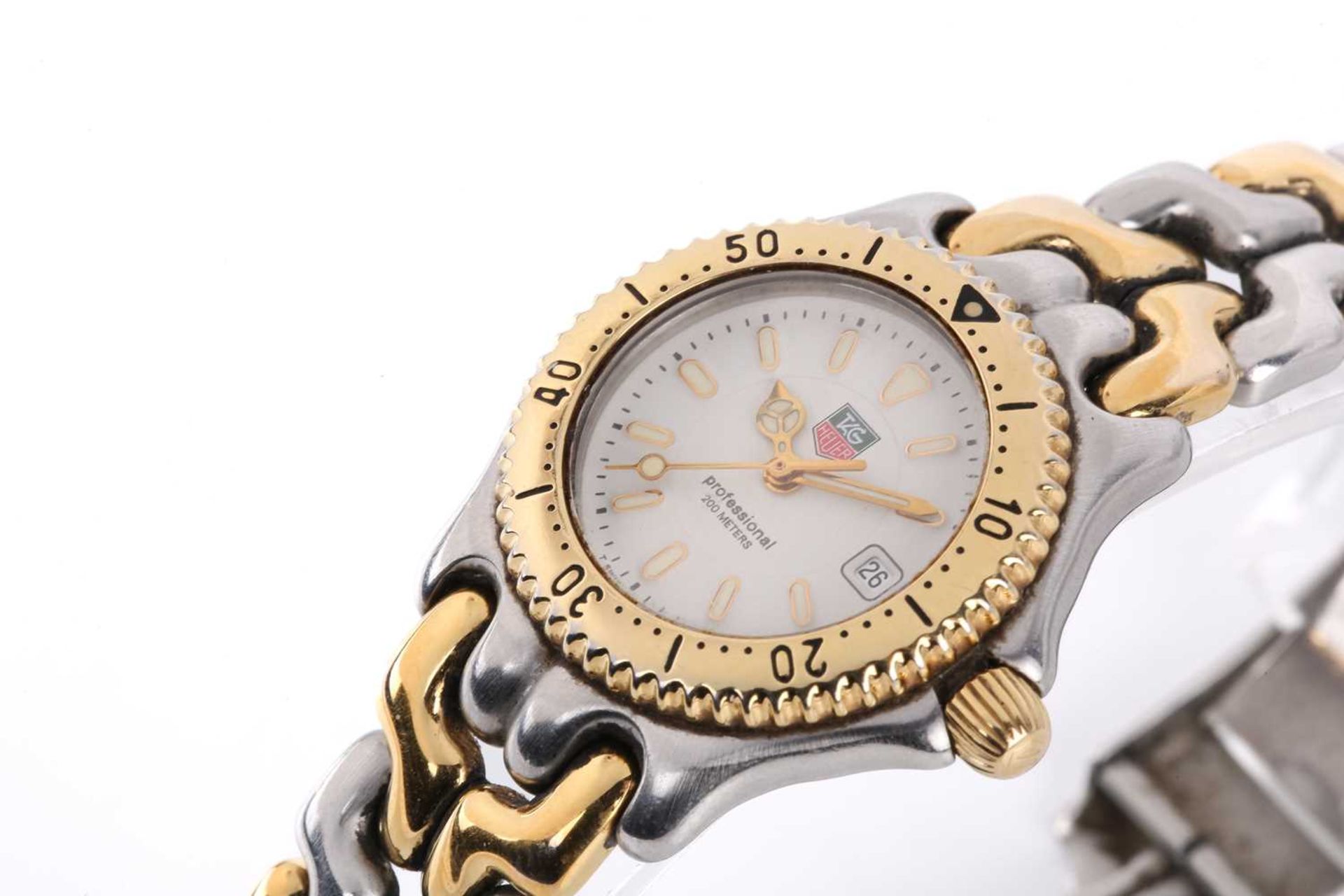 A Tag Heuer professional 200 meters lady's wristwatch, featuring a Swiss-made quartz movement in a - Image 2 of 7