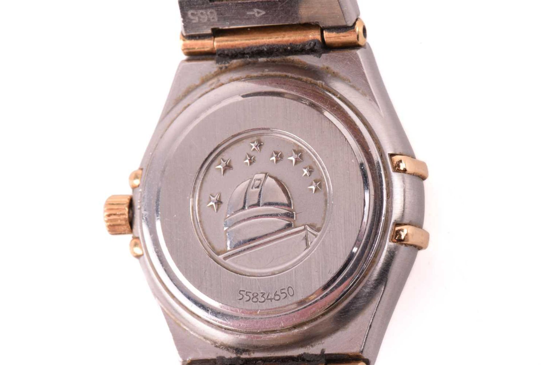 An Omega constellation lady's dress watch, featuring a Swiss-made quartz movement in a bi-metal case - Image 3 of 9