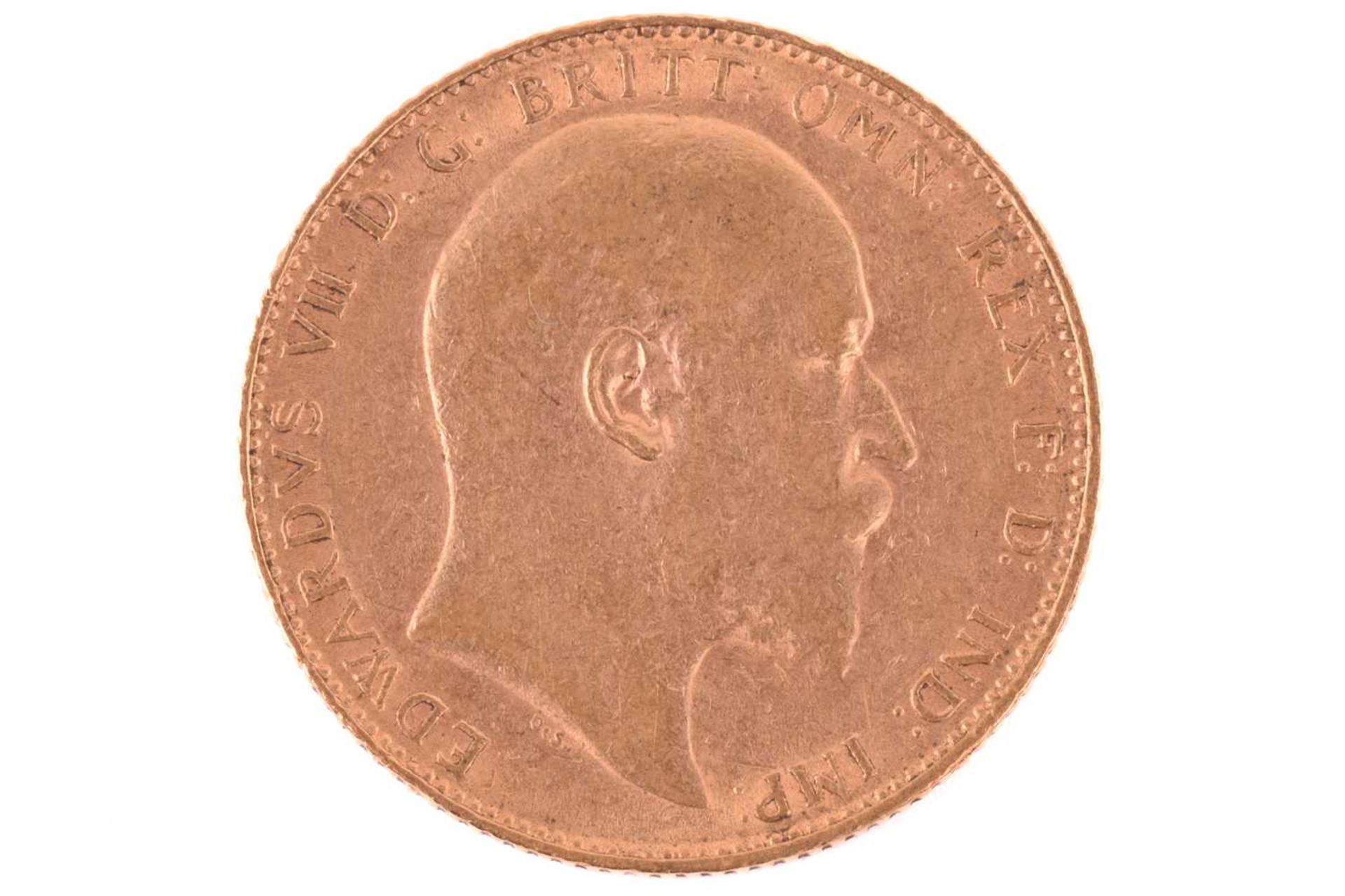 An Edward VII full sovereign 1907, obverse bare head to the right - Image 2 of 2