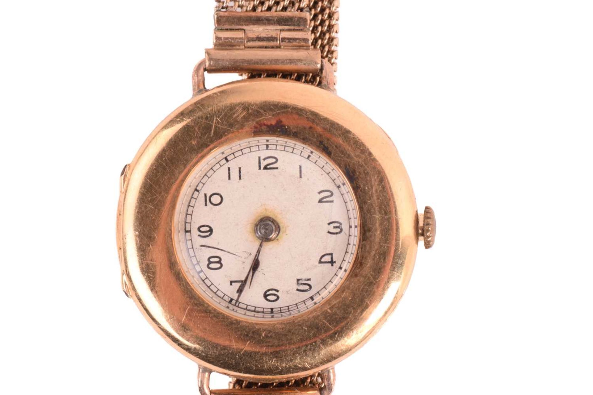 An 18ct gold lady's wristwatch, featuring a hand-wound movement in a yellow gold case hallmarked - Image 2 of 5