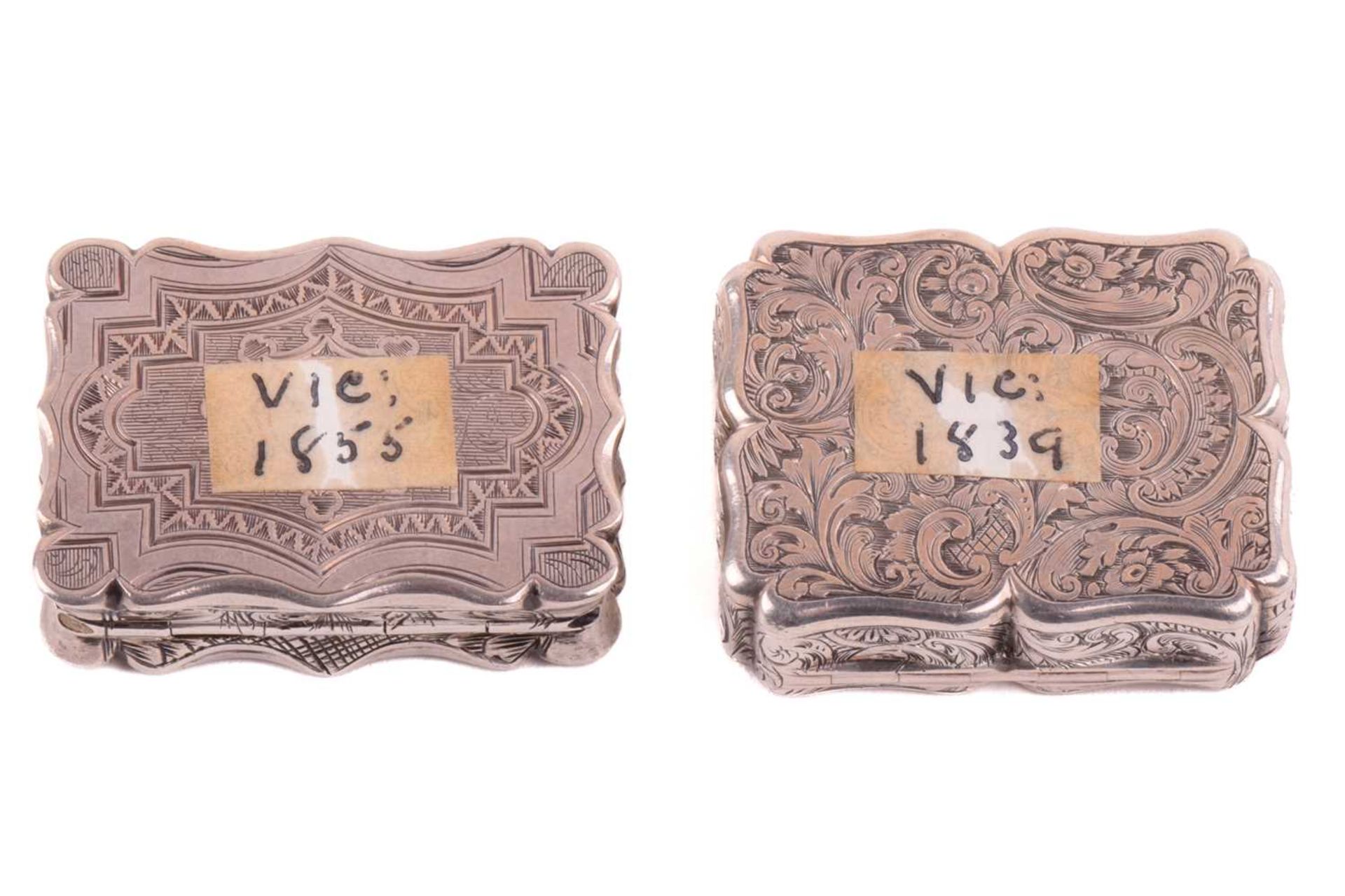 A Victorian silver vinaigrette, by Charles Rawlings & William Summers, London 1839, of rectangular - Image 6 of 8