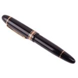 Montblanc - a Meisterstück No. 149 fountain pen with yellow-tone hardware, fitted with a 4810 '