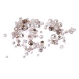 2.85ct jobbing melee parcel of loose diamonds comprising of various cuts & chips Scanned with