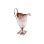 A George III silver helmet cream jug, by the Bateman family (Peter, Ann & William Bateman), London