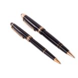 Montblanc - a Meisterstück Unicef "Signature for Good" edition Le Grand rollerball pen, black barrel