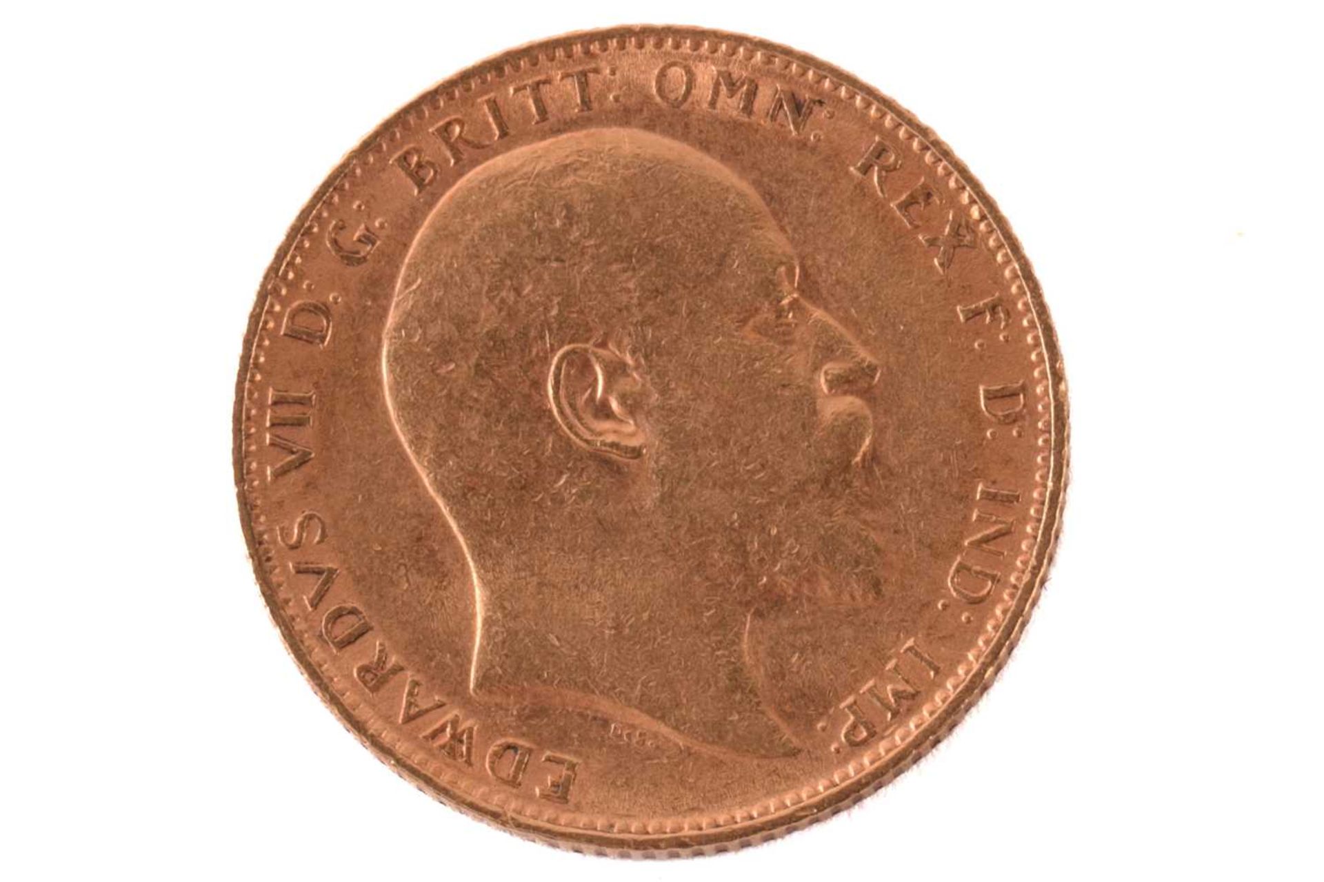An Edward VII full sovereign 1903, obverse bare head facing right. - Image 2 of 2