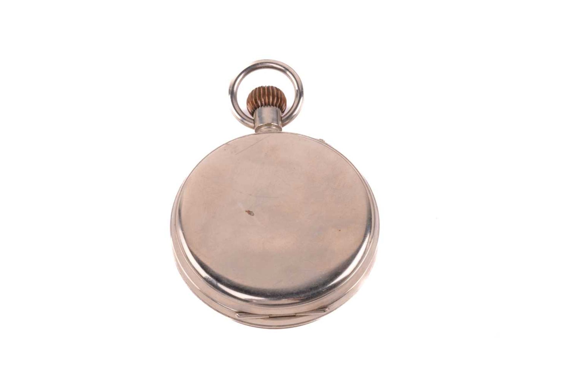 A Goliath pocket watch in a silver case and two further silver pocket watches. The Goliath pocket - Image 11 of 11