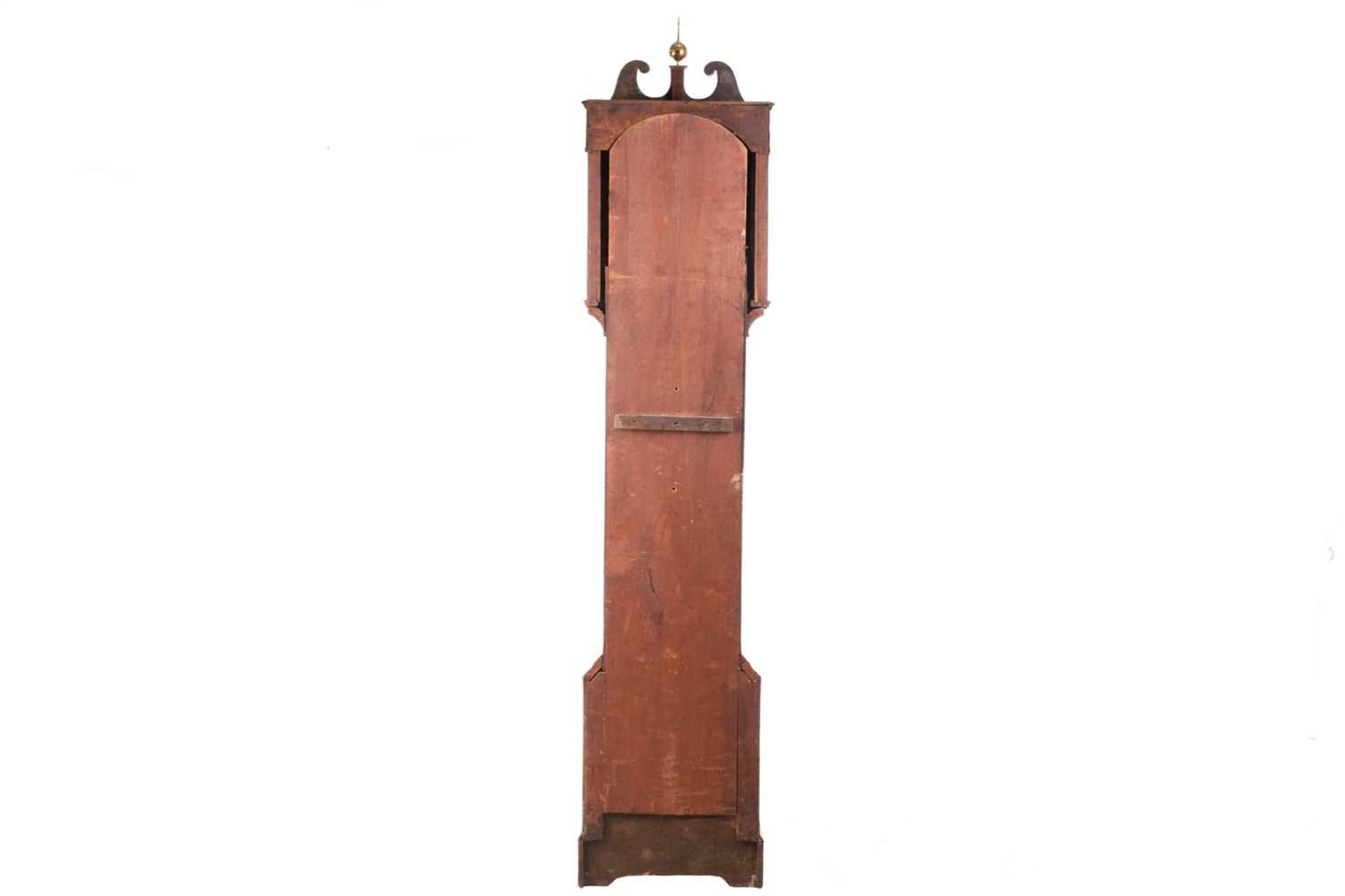 Jacob Cohan (Cohen) Swansea; an unusual documented George III mahogany longcase clock, the broken - Image 9 of 11