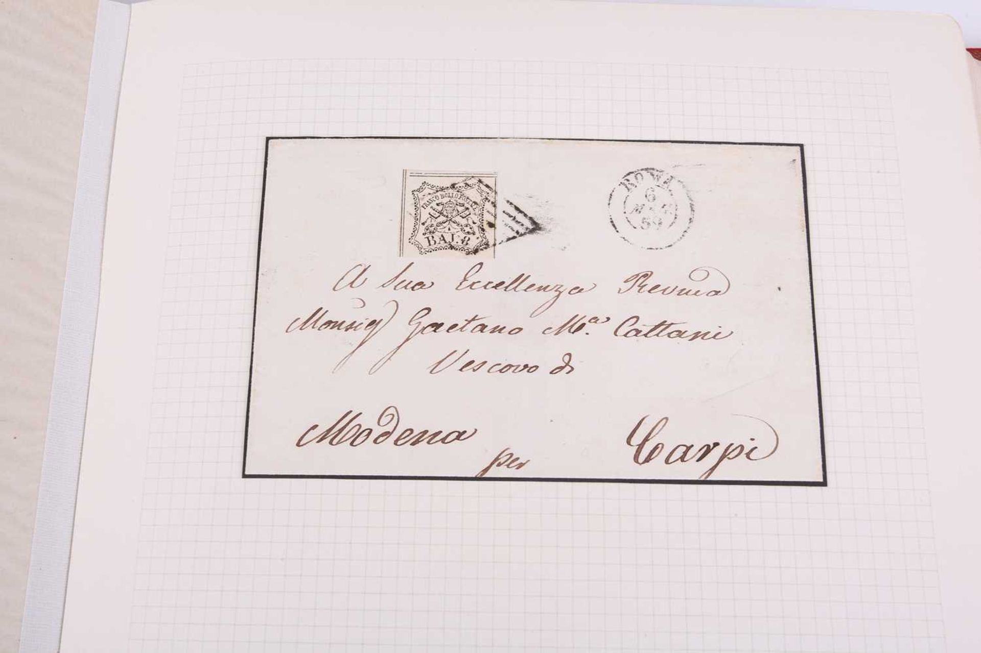 Philately; Italian States, 19th century, a good presentation album to include postal history - Image 33 of 53