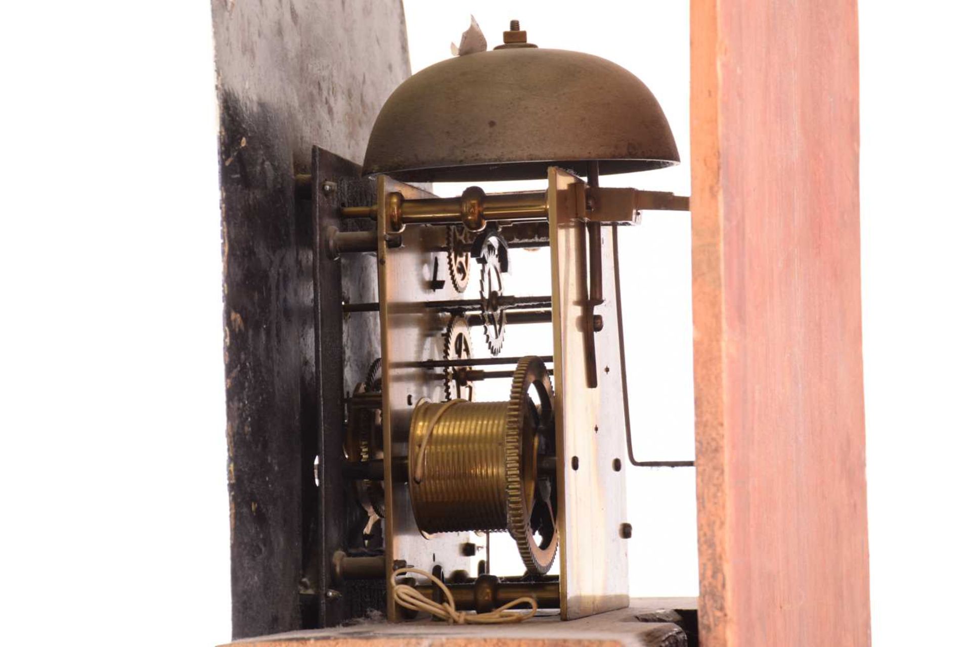 Jacob Cohan (Cohen) Swansea; an unusual documented George III mahogany longcase clock, the broken - Image 6 of 11