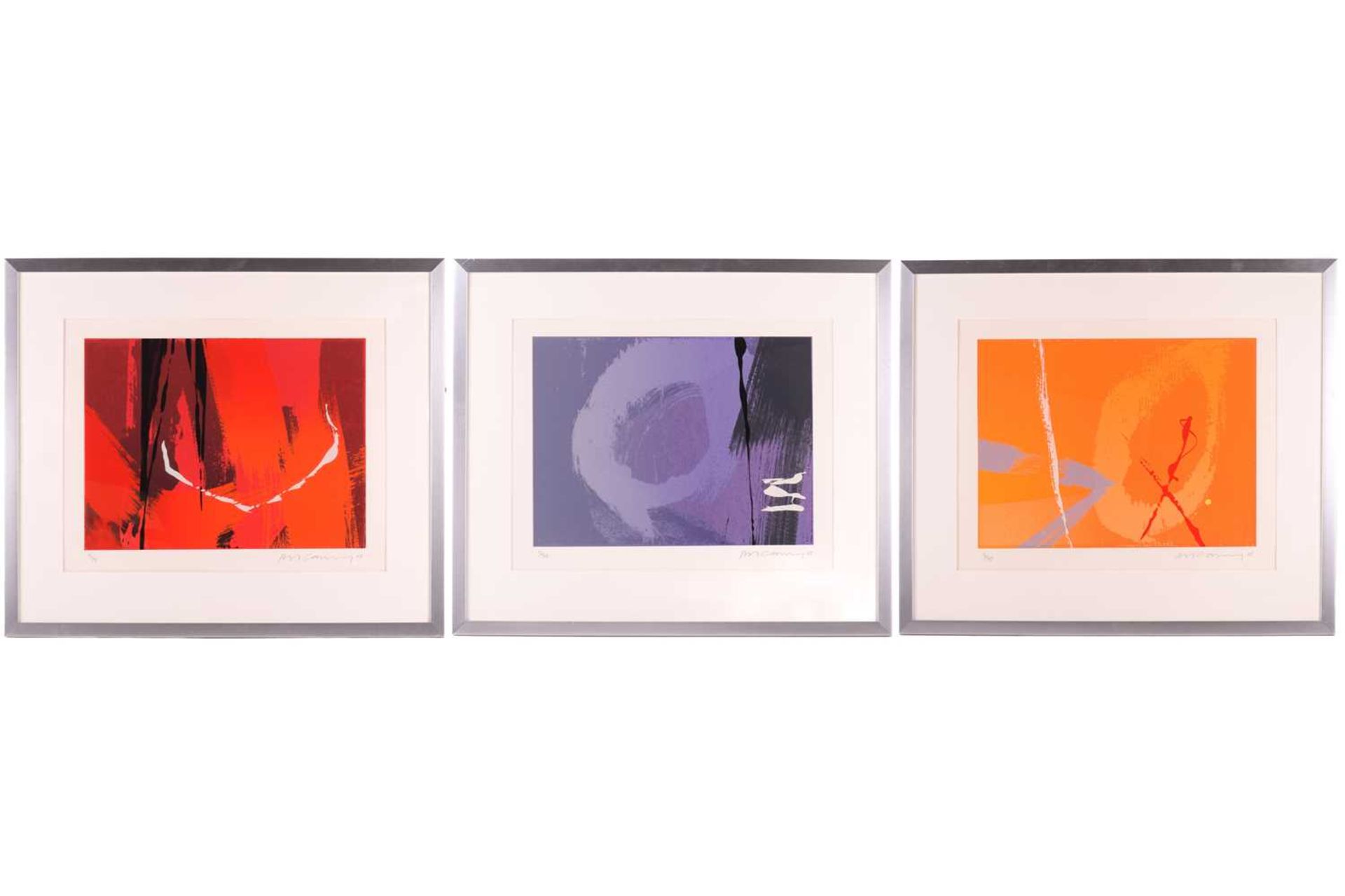 Neil Canning (b.1960), Fusion I, III and IV, a set of three, signed dated '03 and numbered 16/75 (IV